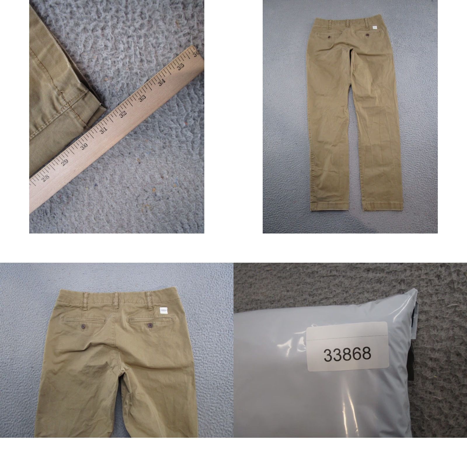 American Eagle Outfitters American Eagle Outfitters Pants Chino Slim Regular Tan Khaki 30x32/30x34 Vintage No Size US 30 / EU 46 - 9 Thumbnail