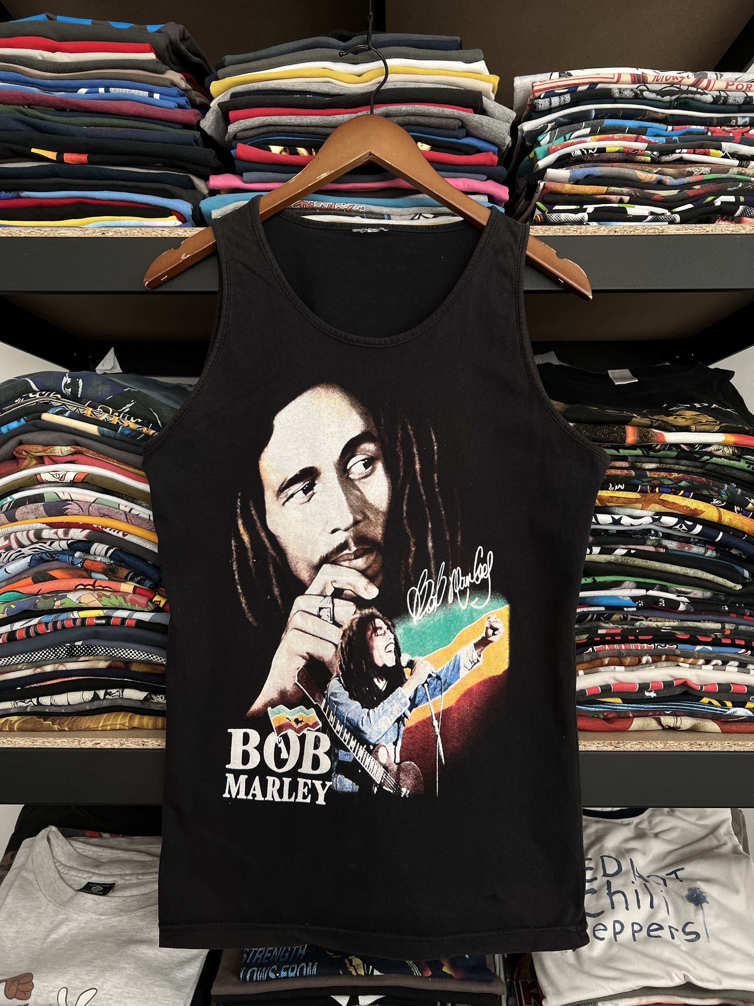 Band Tees Vintage 2000s Bob Marley Band Tank Top Shirt Size US M / EU 48-50 / 2 - 1 Thumbnail