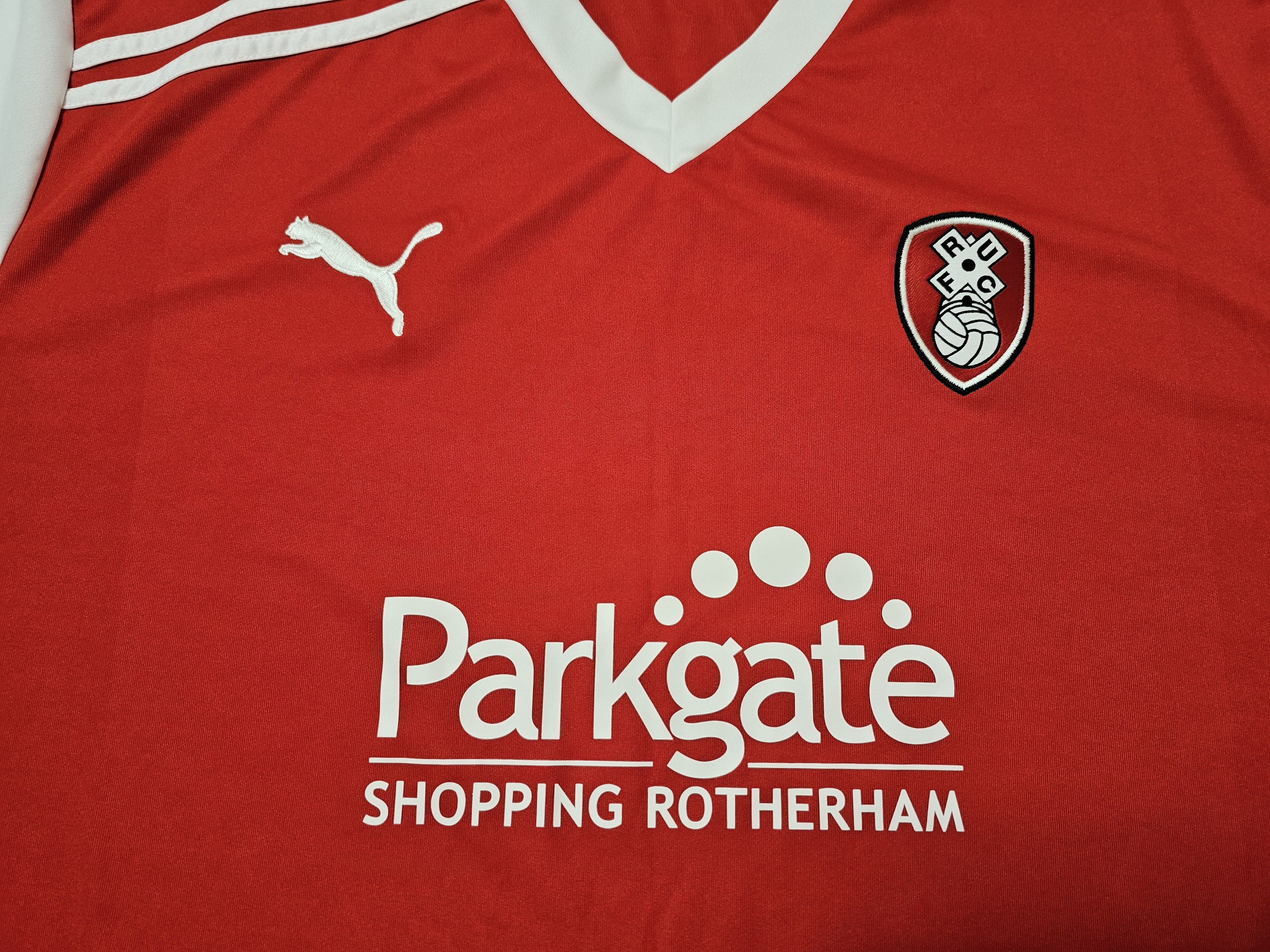 Puma × Vintage ROTHERHAM UNITED 2011 2012 HOME FOOTBALL SOCCER JERSEY 3XL Size US XXL / EU 58 / 5 - 3 Thumbnail