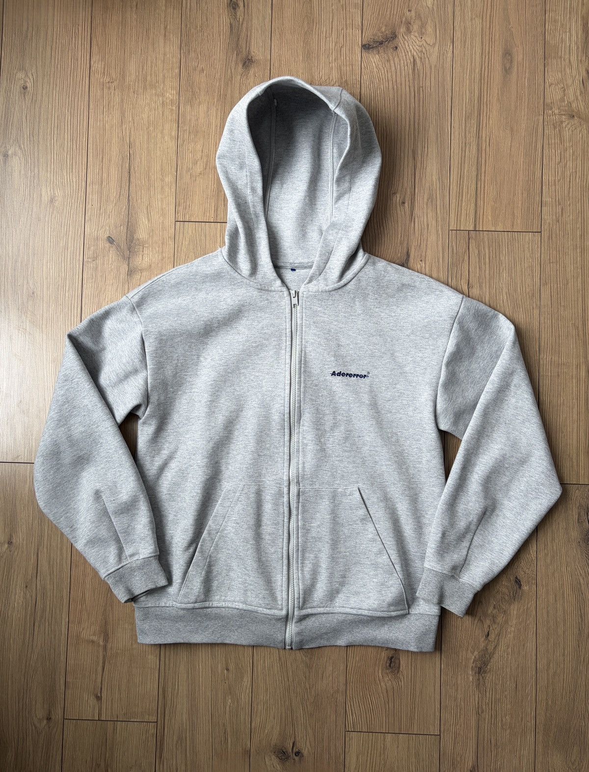 Ader Error Adder Error Gray Zip Heavy Hoodie Size US L / EU 52-54 / 3 - 1 Thumbnail