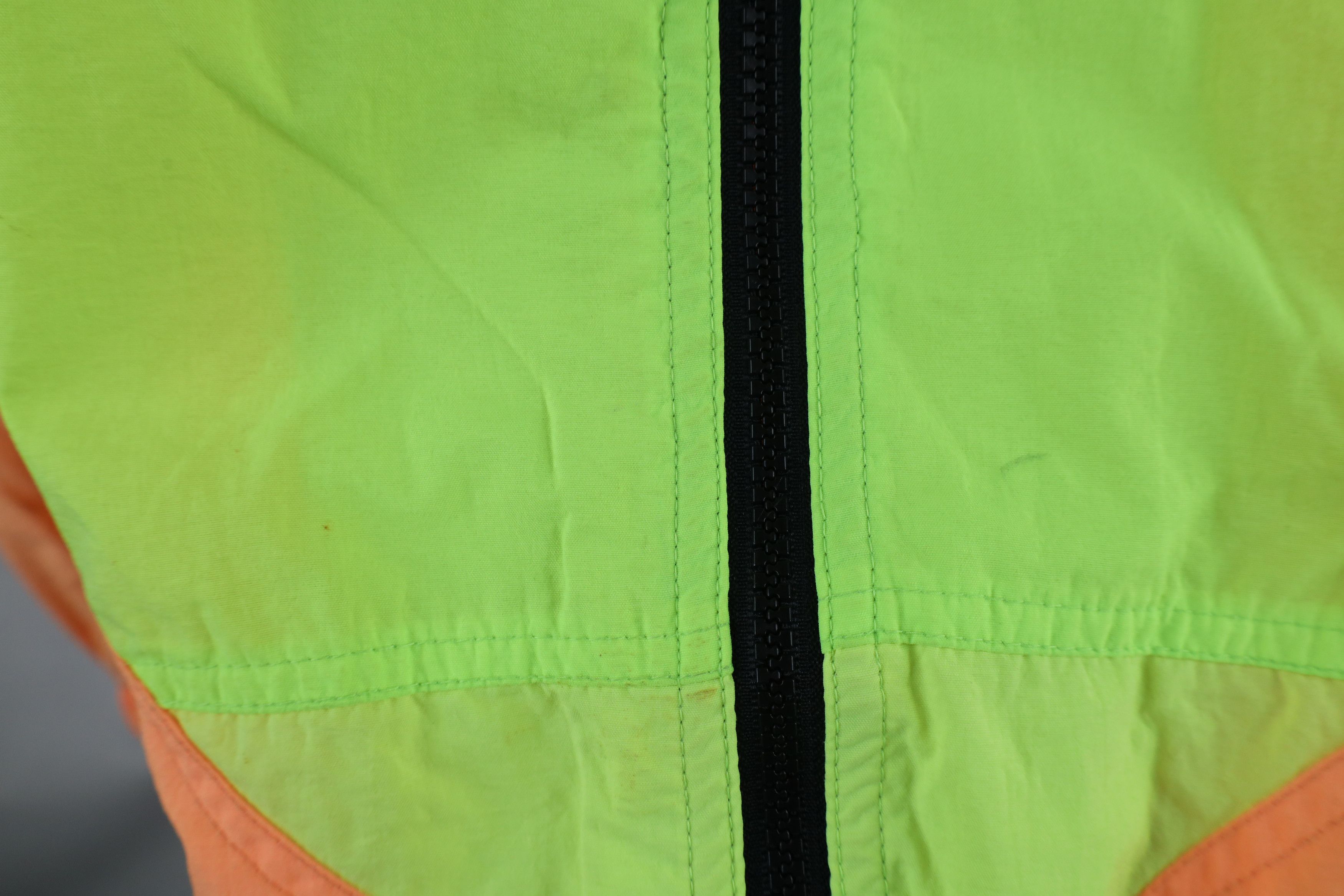 Ocean Pacific × Vintage Vintage 90s Ocean Pacific Surf Block Neon Windbreaker Jacket Size US XL / EU 56 / 4 - 6 Thumbnail