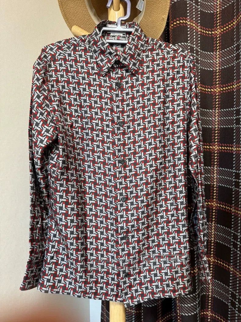 Hermes Hermes size 38 Silk shirt with classic pattern and color de Size US M / EU 48-50 / 2 - 1 Thumbnail
