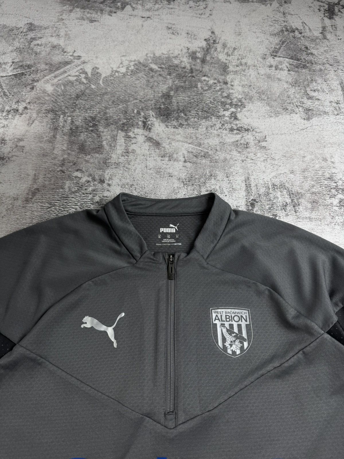Puma #10 West Bromwich FC Albion Issue LongSleeve Puma Soccer Football Jersey T Shirt Size US XL / EU 56 / 4 - 7 Thumbnail
