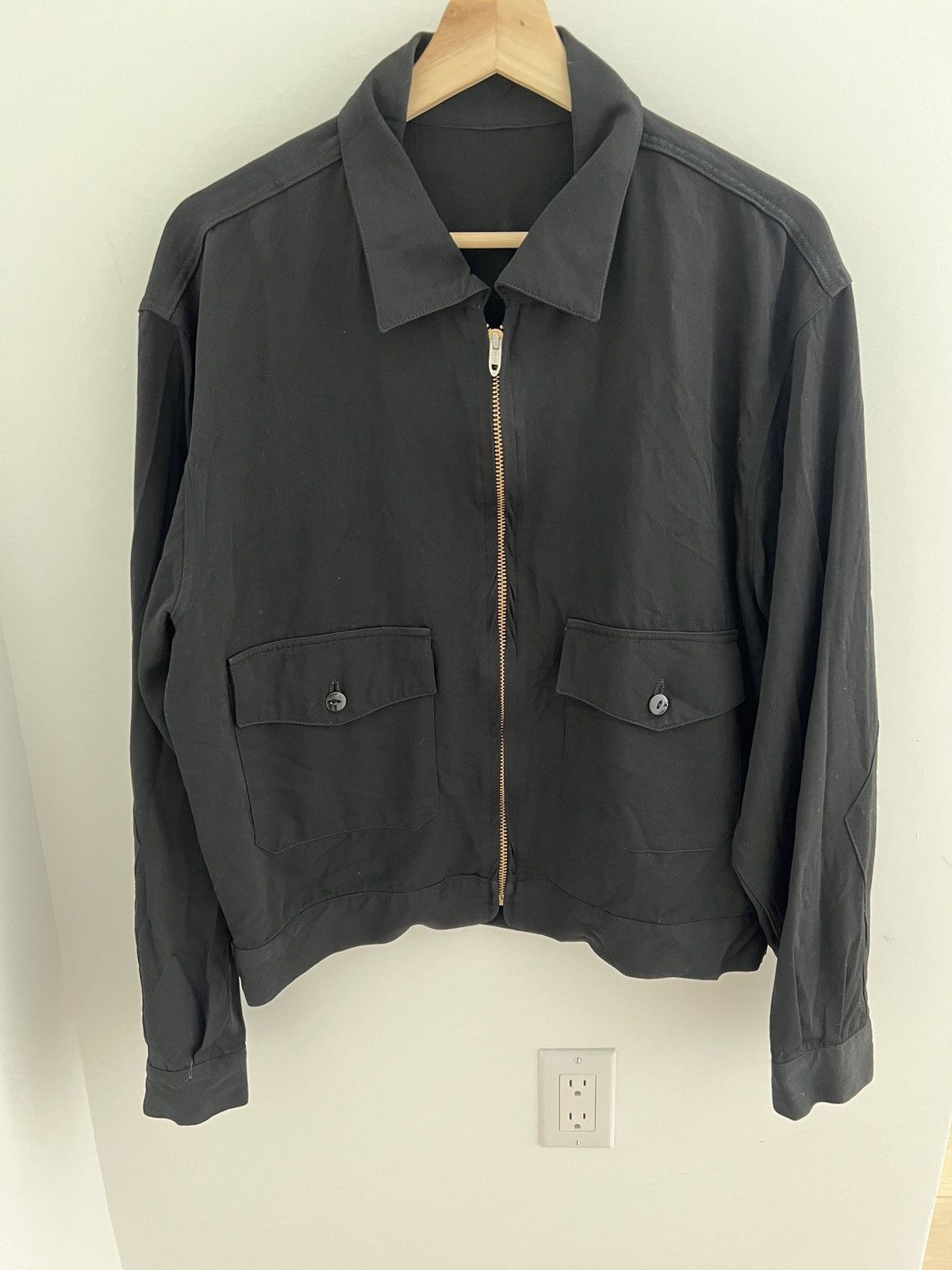 Vintage Vintage Casual Black Blouson Zip Jacket | Grailed