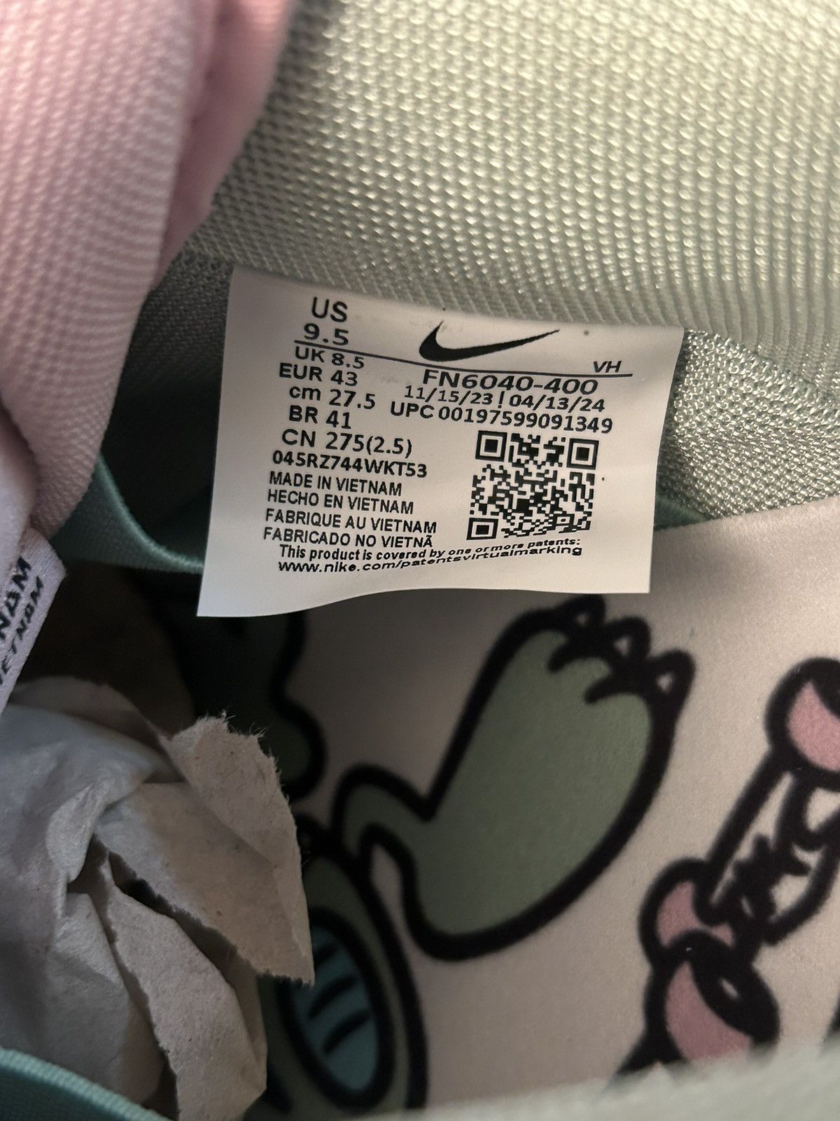 Girls Don't Cry × Nike Verdy Visty SB Dunk Low Size US 9.5 / EU 42-43 - 10 Thumbnail