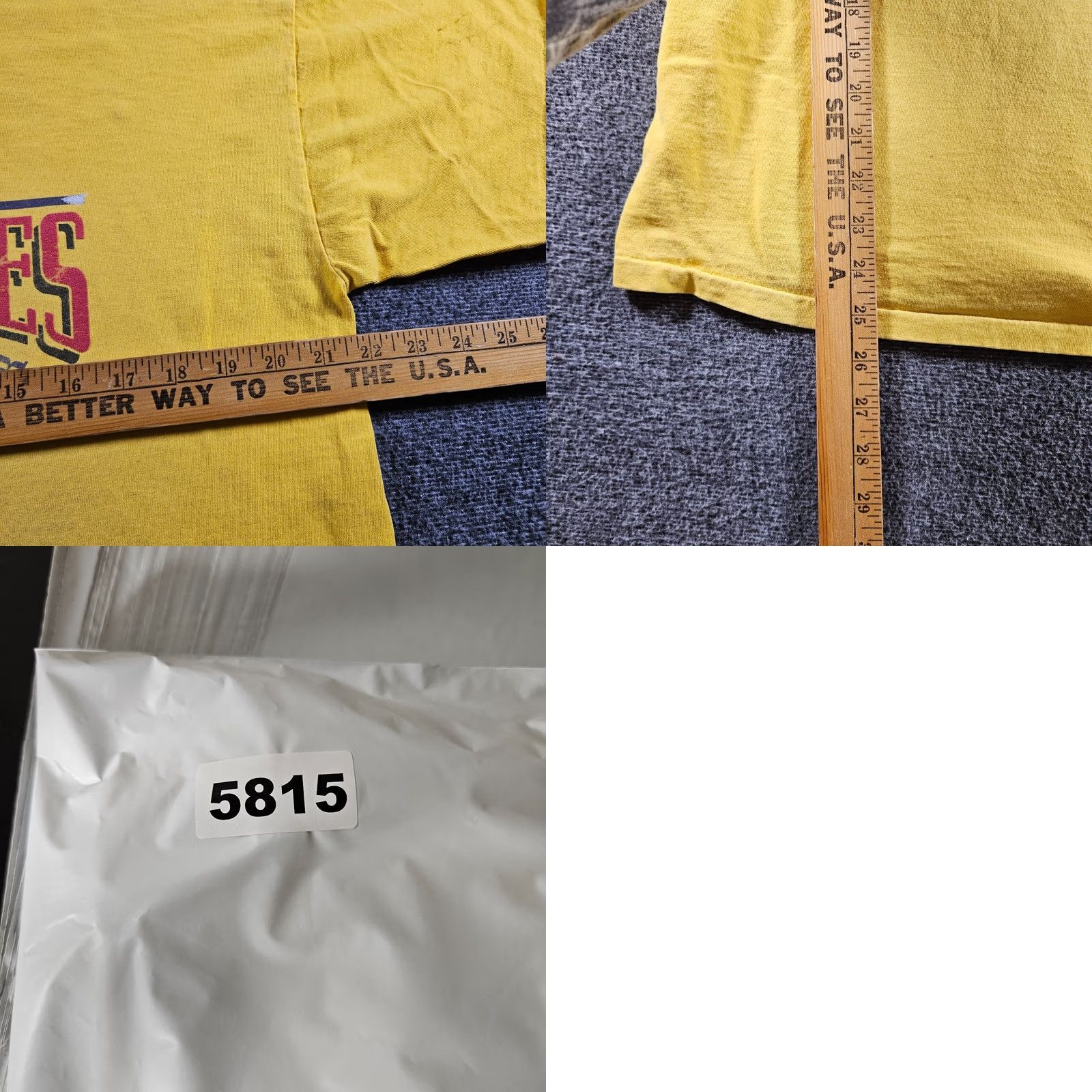 Vintage VINTAGE B.U.M. Equipment T-shirt Men Short Sleeve Crew Neck Logo 90s Yellow Size L USA Made In USA Size US L / EU 52-54 / 3 - 8 Thumbnail