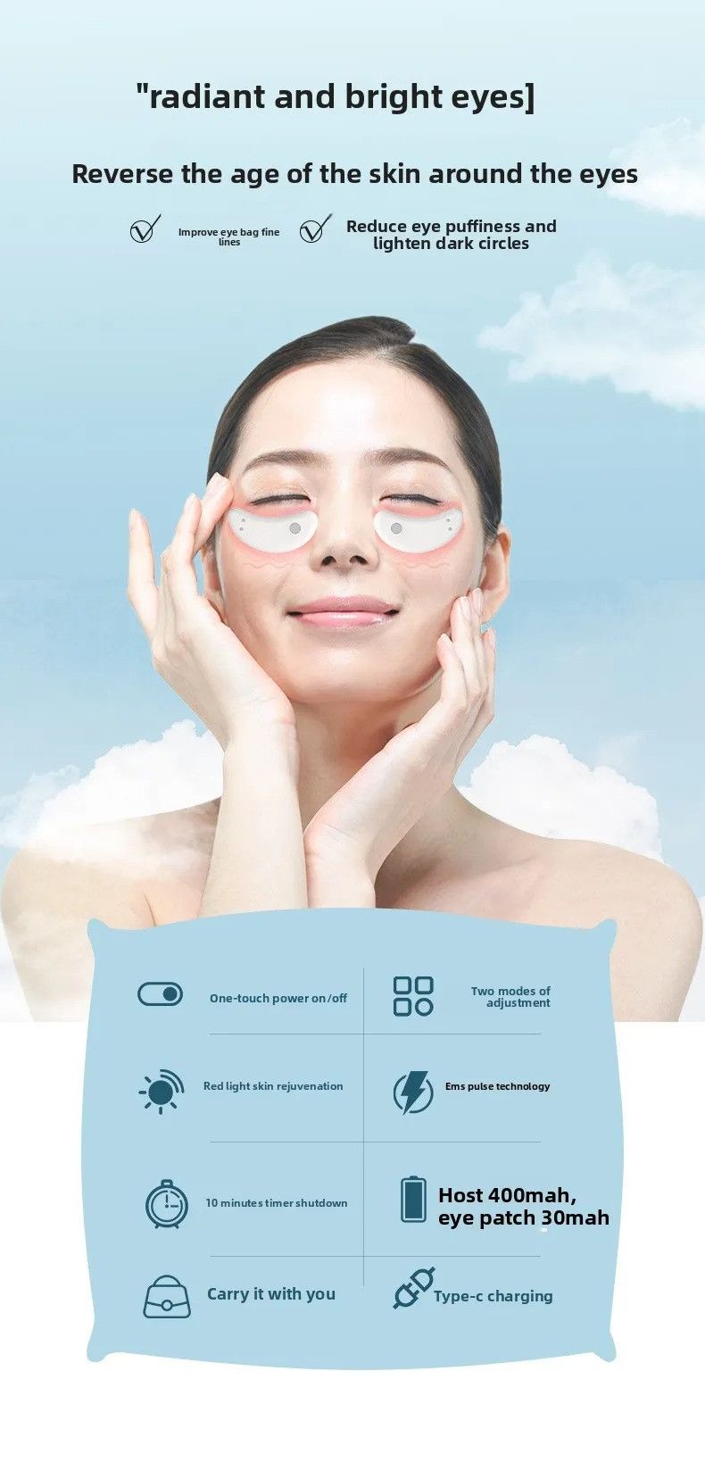 Other Portable Eye Massage Device Size ONE SIZE - 8 Thumbnail
