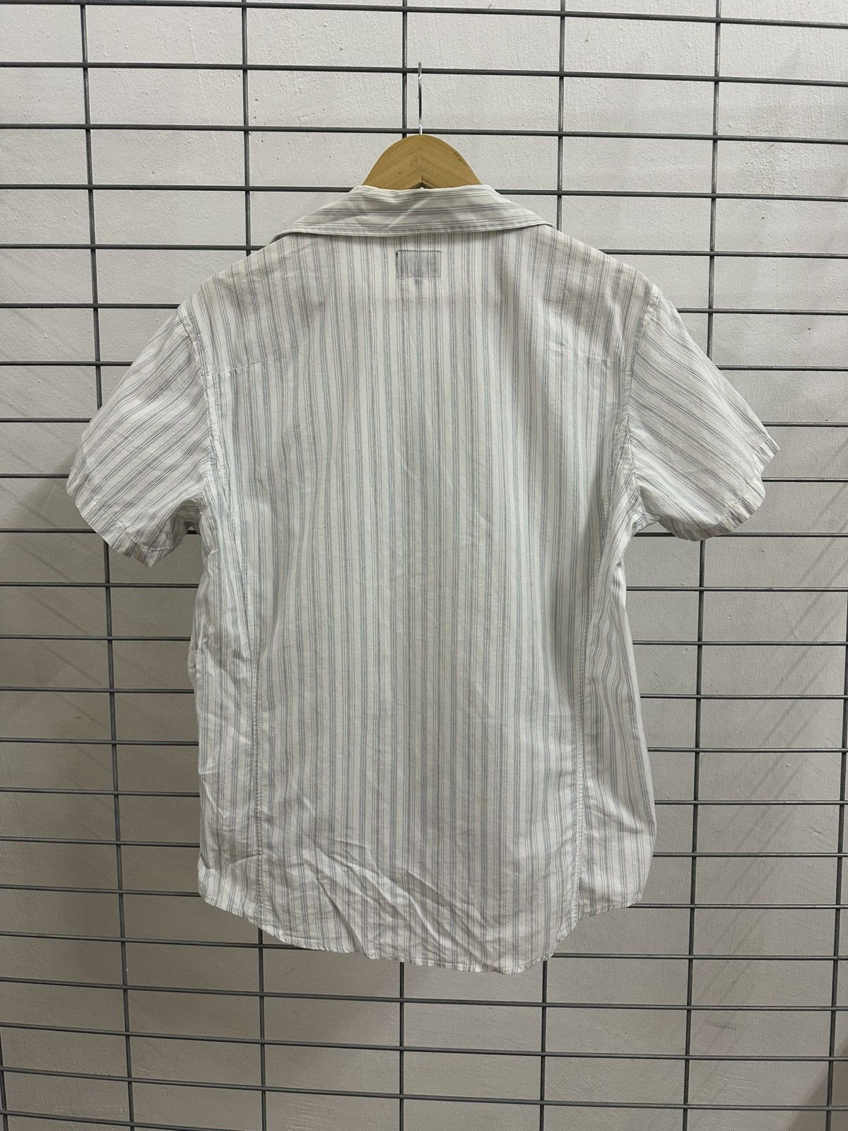 Japanese Brand Rare Beautiful PPFM Striped Camp Open Collar Shirt Y2K Style Size XL / US 12-14 / IT 48-50 - 2 Thumbnail