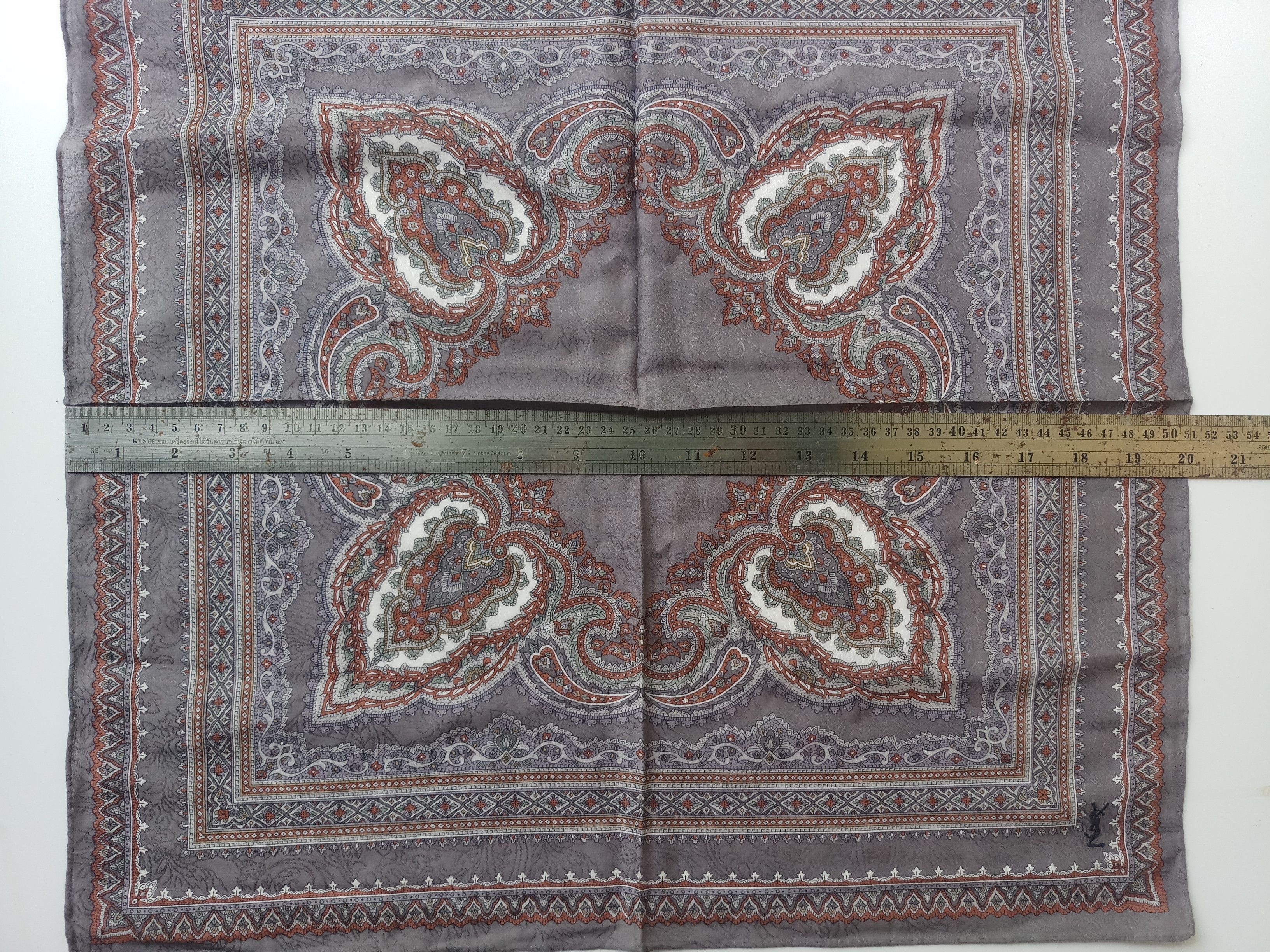 Yves Saint Laurent Yves saint laurent handkerchief cotton 100% Bandana Size ONE SIZE - 4 Thumbnail