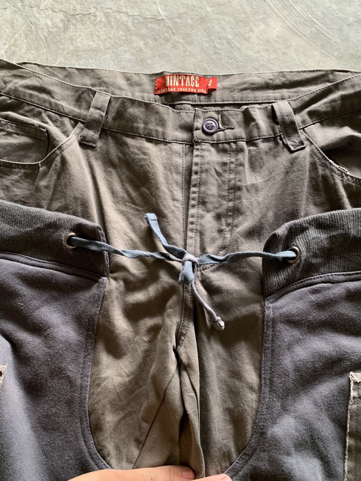 20471120 × Hysteric Glamour × Le Grande Bleu (L.G.B.) vintage hybrid cargo sweatpant punk army style Size US 37 - 8 Thumbnail