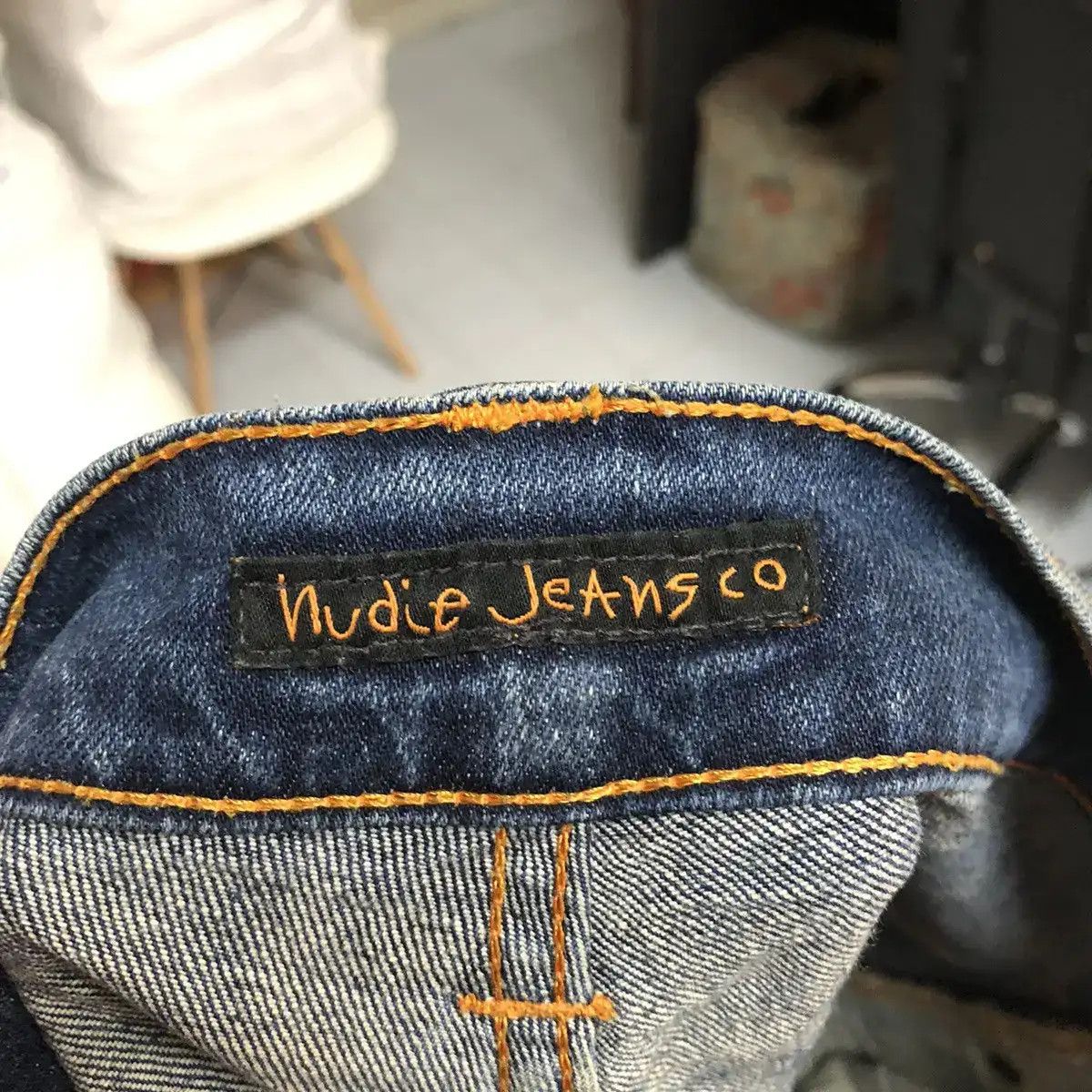 Nudie Jeans DLL Nudie vintage faded Jeans Blue Denim Pants #C138 Size US 32 / EU 48 - 5 Thumbnail