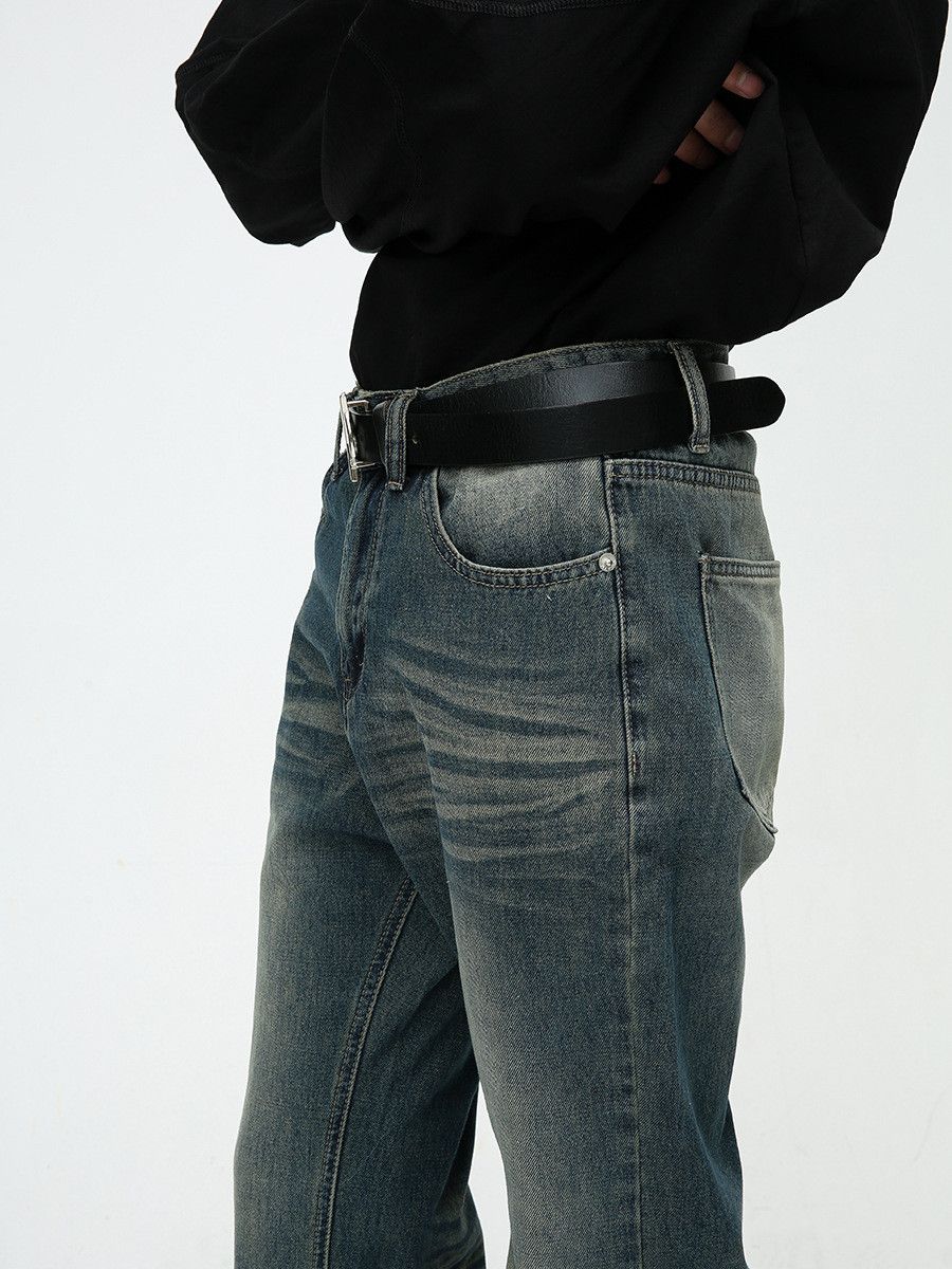 Vintage Men's vintage washed distressed flared jeans Size US 32 / EU 48 - 5 Thumbnail