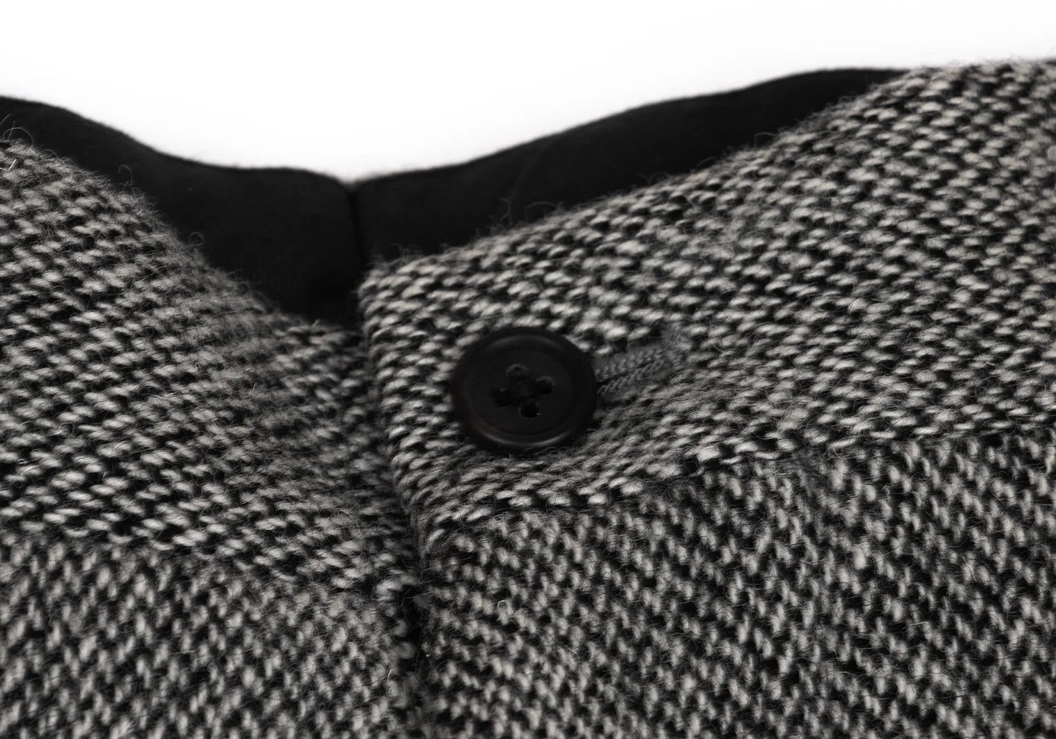 Yohji Yamamoto Yohji Yamamoto Mixed Wool Two-Tuck Pants Size US 34 / EU 50 - 5 Thumbnail