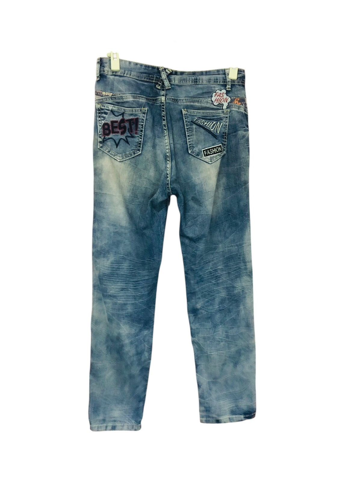 Jean Distressed Japanese brand jeans Size US 29 - 2 Thumbnail