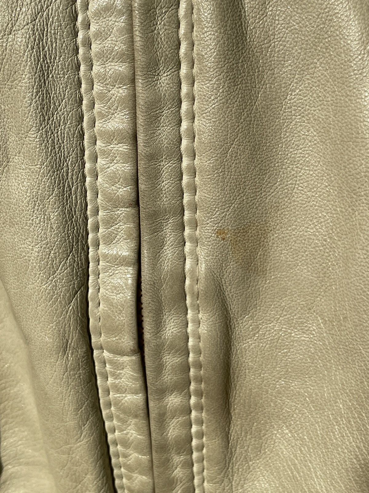 Vintage Vintage soft leather Jacket white Size US L / EU 52-54 / 3 - 13 Thumbnail