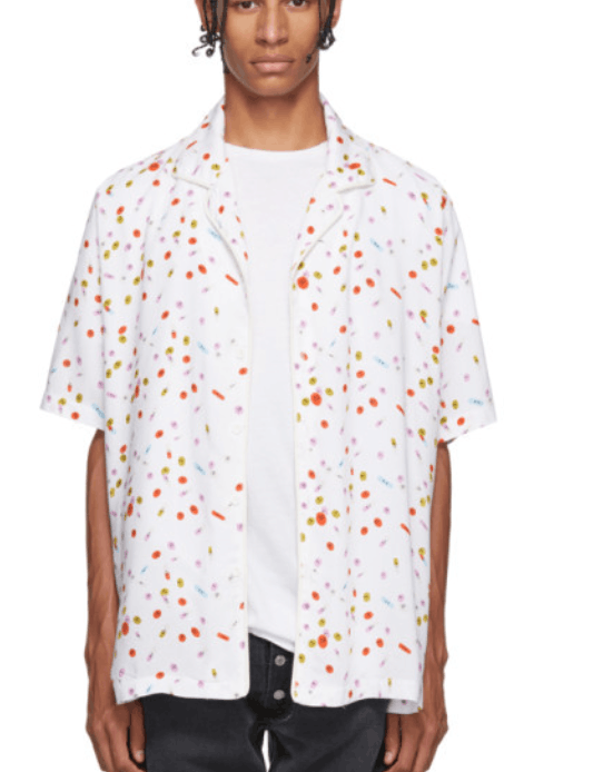 image of Rhude White Pill Shirt Nwt, Men's (Size XL)