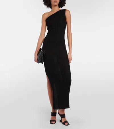 Rick Owens o1y0126 Maxi Dress in Black Size S / US 4 / IT 40 - 2 Thumbnail