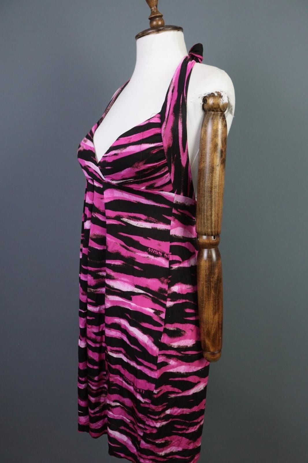 Designer Miss Sixty Multicolor Bodycon Tank A-Line Dress Size XS Size XS / US 0-2 / IT 36-38 - 8 Thumbnail