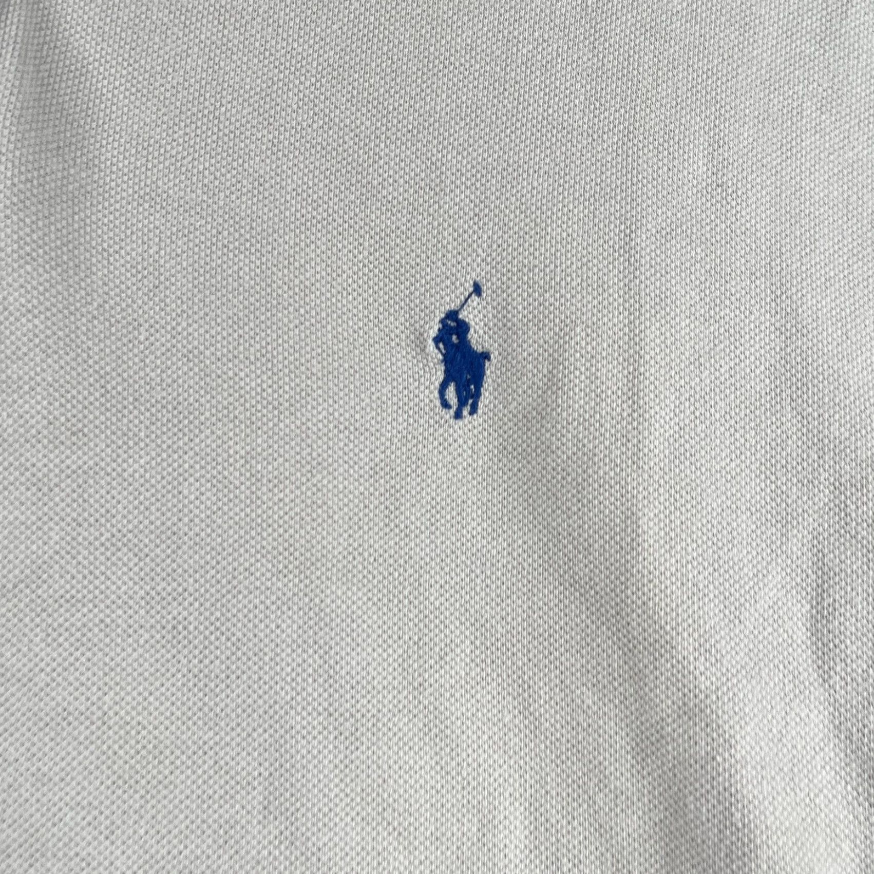 Polo Ralph Lauren Polo Ralph Lauren Polo Shirt XL Gray Navy Pony Collared Short Sleeve Button Regular Mens Size US XL / EU 56 / 4 - 3 Thumbnail