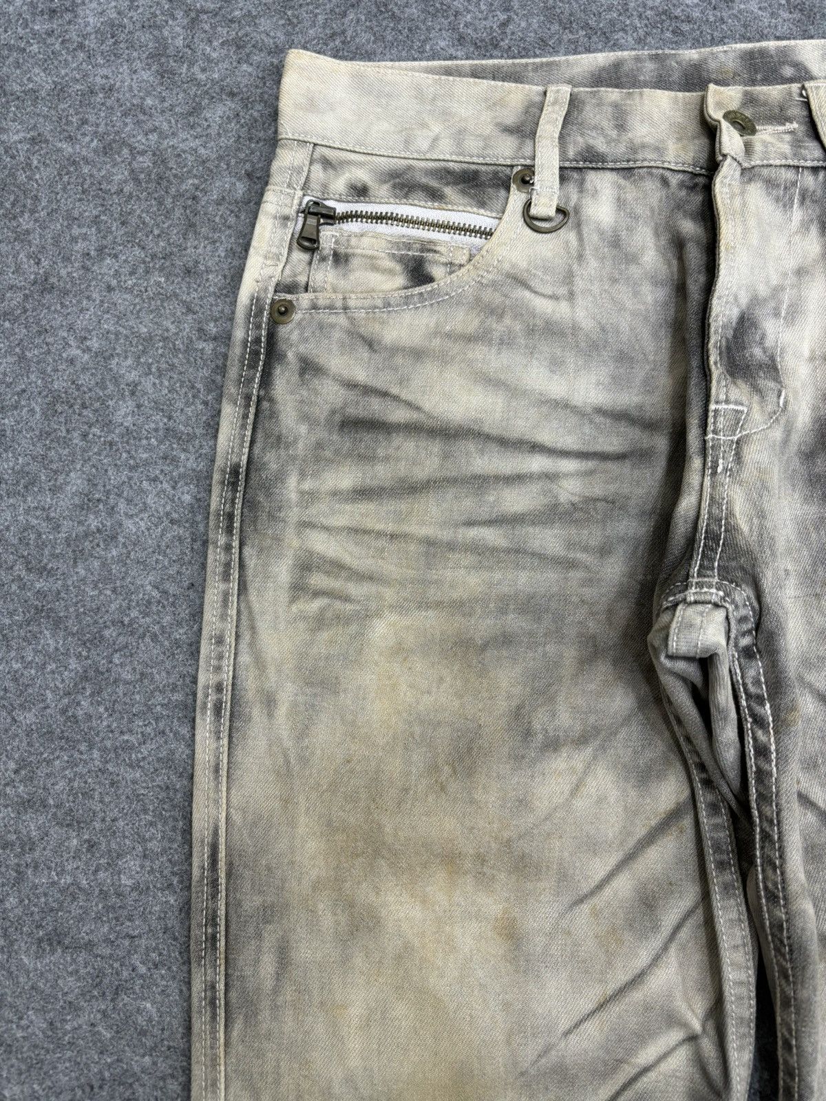 semanticdesign 💥Insane Style semanticdesign Sick Fade Pnk Metal Denim F544 Size US 31 - 4 Thumbnail