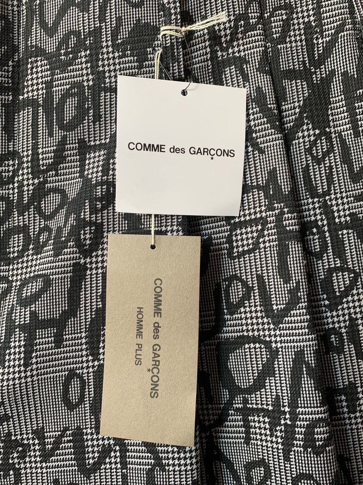 Comme des Garcons Homme Plus COMME DES GARÇONS HOMME PLUS EDWARD GOSS TEXT PRINT SHORTS Size US 32 / EU 48 - 3 Thumbnail