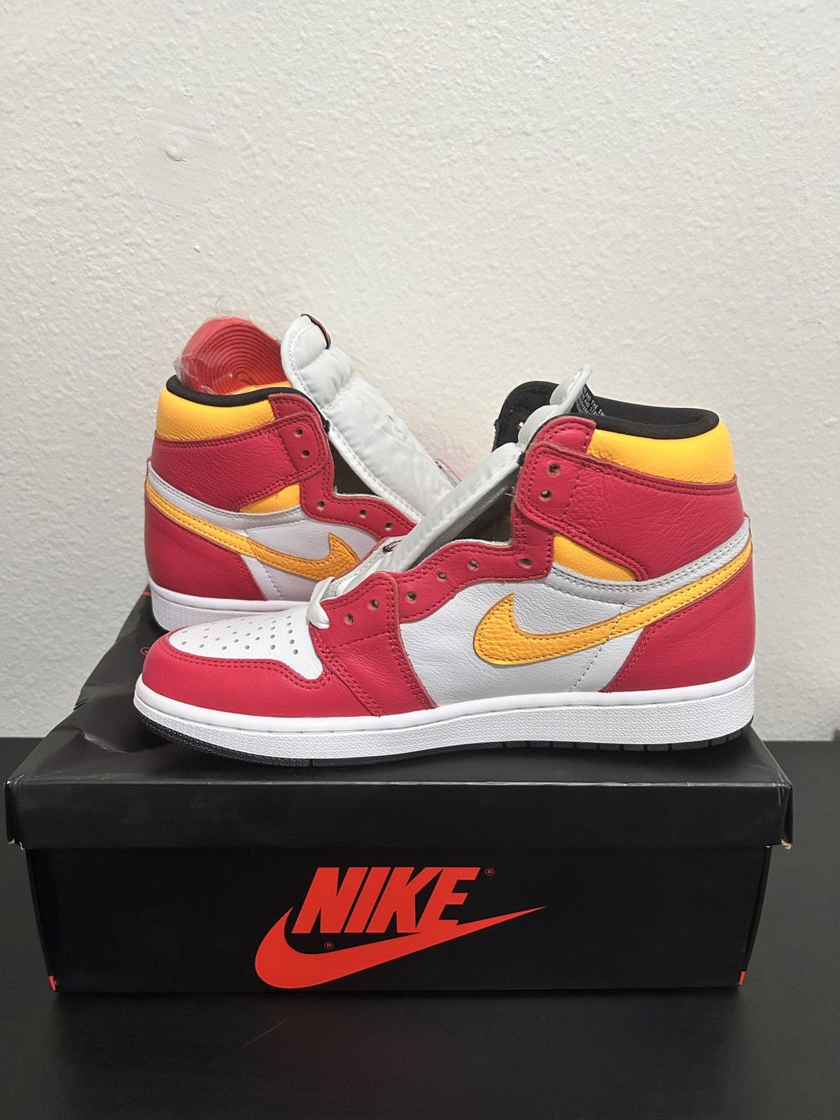 Jordan Brand Jordan 1 High Light Fusion Red Size US 8.5 / EU 41-42 - 6 Thumbnail