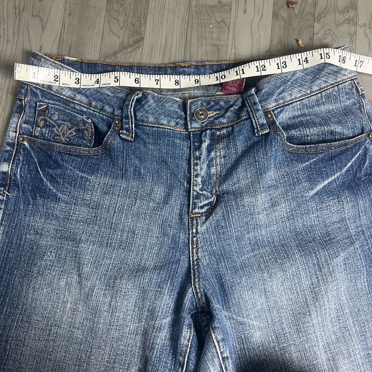 Other Vintage Y2K Light Wash Denim Jeans Size US 32 / EU 48 - 5 Thumbnail