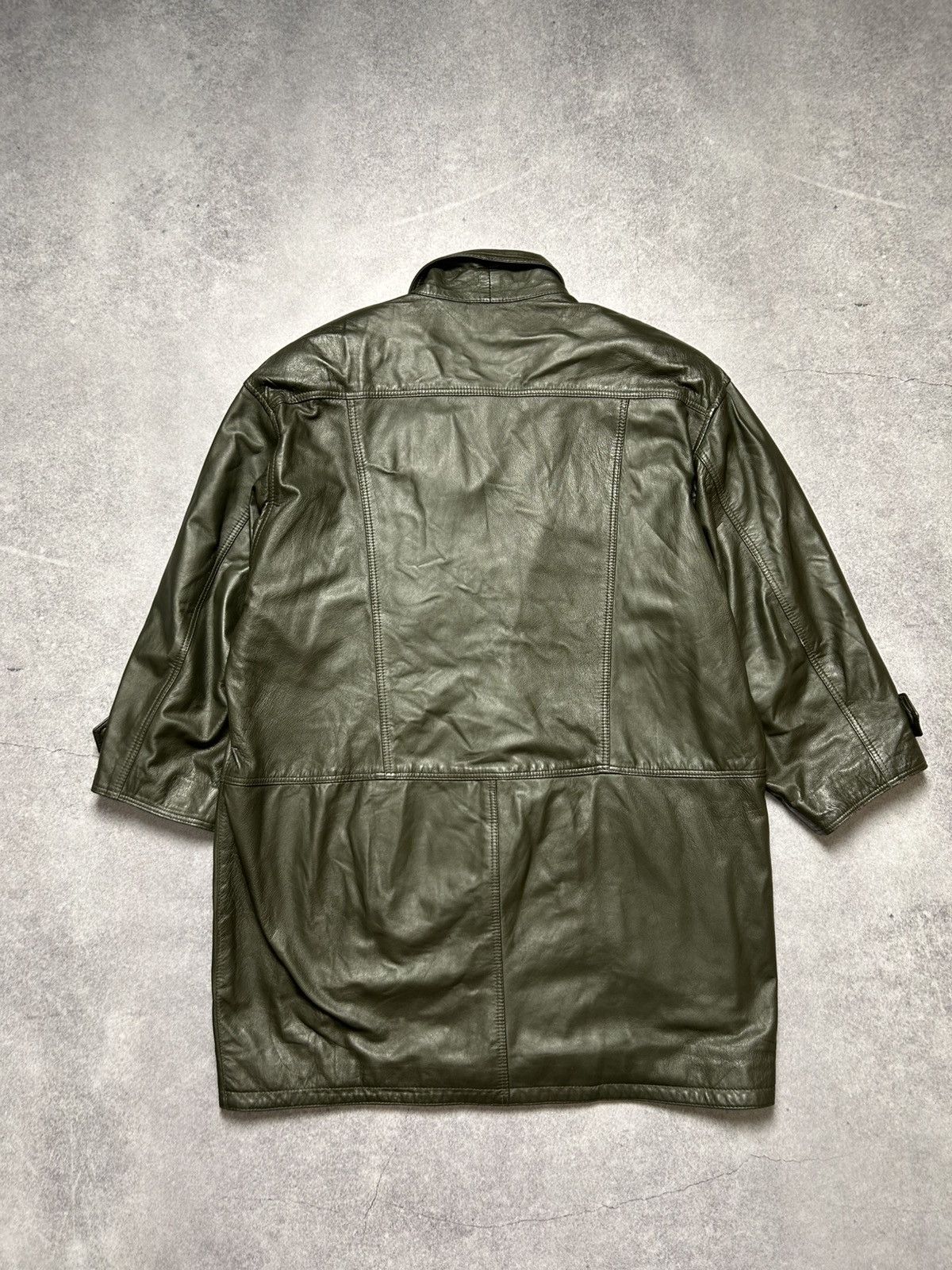Burberry vinatge BURBERRY'S Leather Coat Jacket nova check Mens retro Size US M / EU 48-50 / 2 - 3 Thumbnail