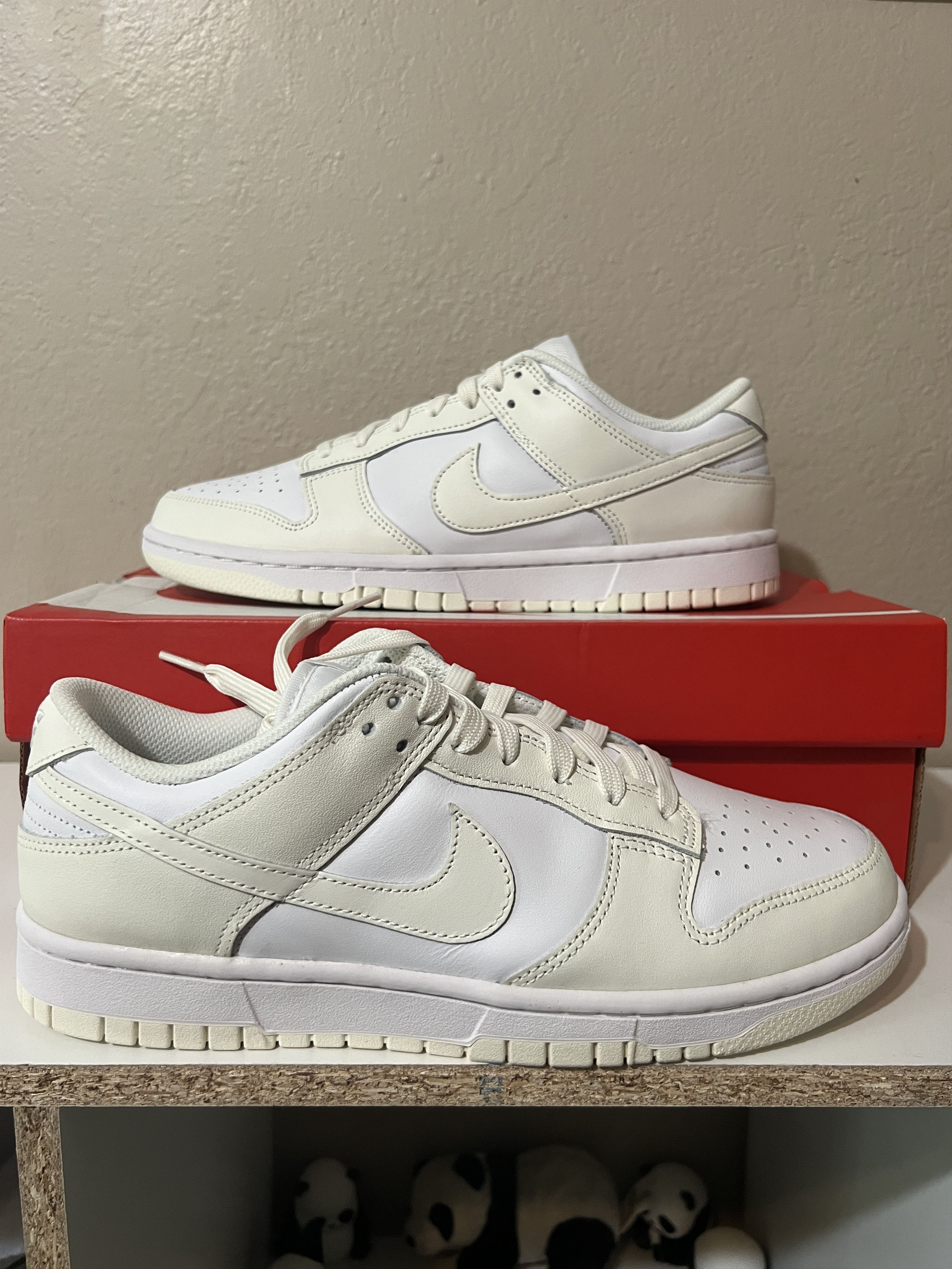 image of Nike Dunk Low Coconut Milk Shoes in White/Sail/Coconut Milk, Women's (Size 9.5)