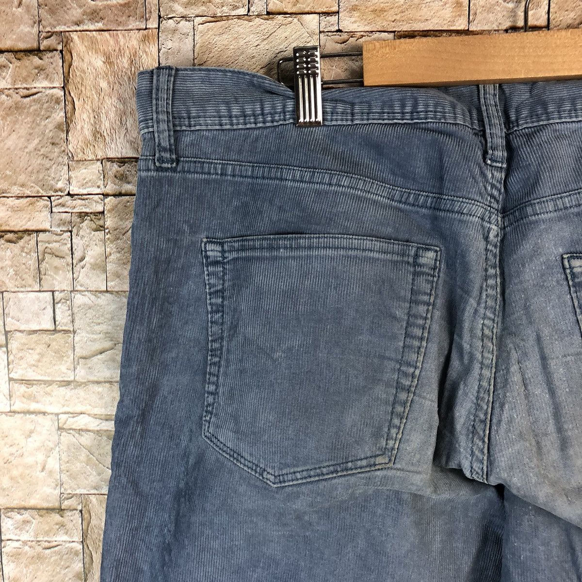 Uniqlo Uniqlo japan vintage Blue Conduroy Pants #A1130 Size US 35 - 16 Thumbnail