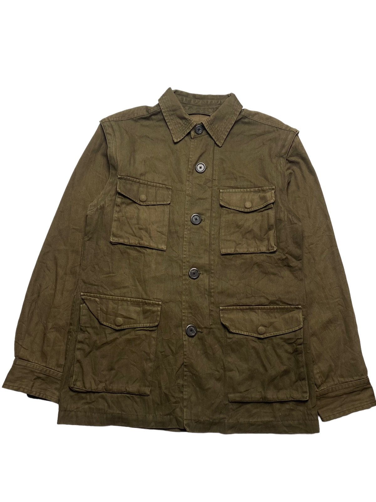 General Research F/W 2000 Arabic Label - 2 Way Hunting Jacket & Vest Size US L / EU 52-54 / 3 - 2 Thumbnail