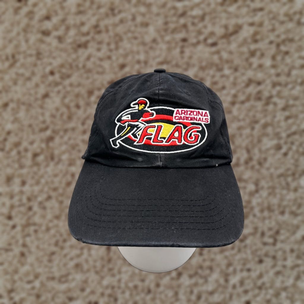 Vintage Arizona Cardinals Baseball Cap Hat Men One Size Black Adjustable 100% Cotton Classic Sports Size ONE SIZE - 1 Thumbnail