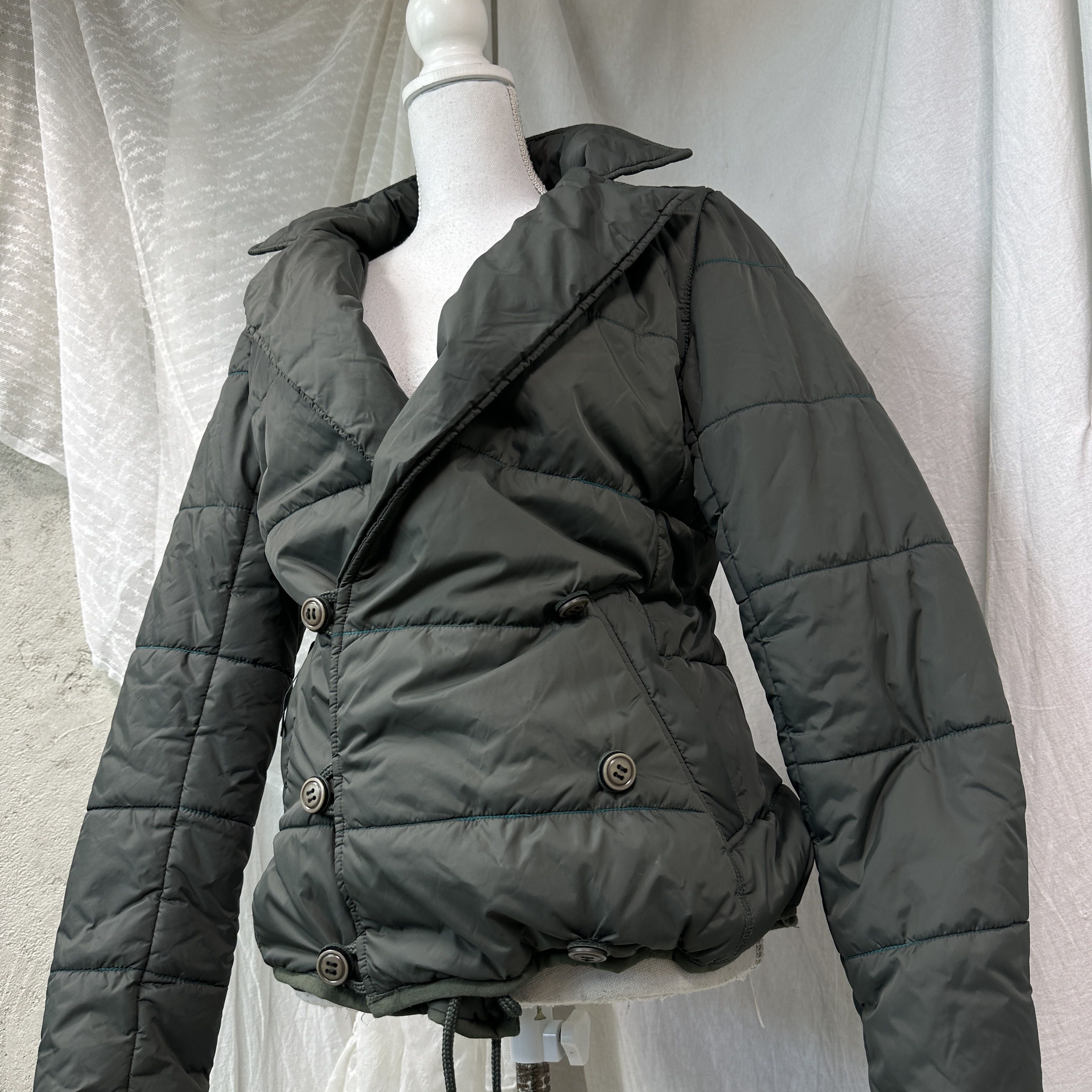 Diesel Vintage Streetwear Puffer Big Collar Diesel Jacket Y2K Size M / US 6-8 / IT 42-44 - 5 Thumbnail