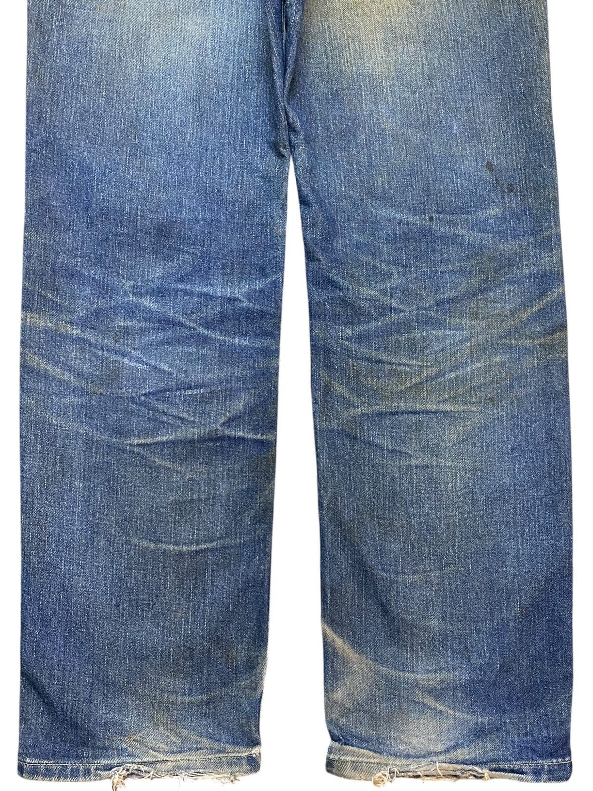 Lee Vintage Lee Riders Mud Wash Distressed Loose Jeans Size US 30 / EU 46 - 6 Thumbnail