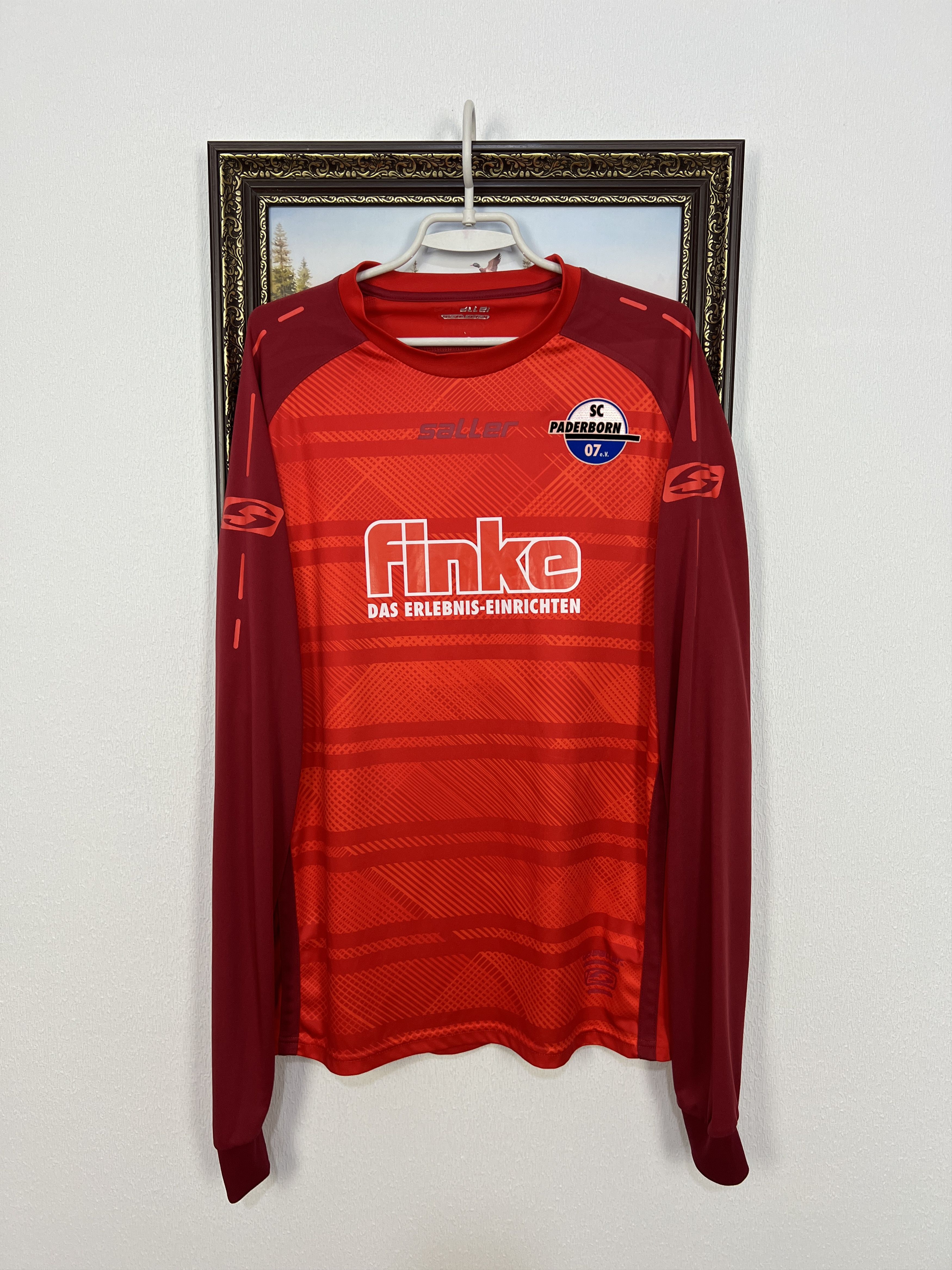 Puma Paderborn Away football Shirt Long Sleeve #20 Player Issue Size US L / EU 52-54 / 3 - 1 Thumbnail