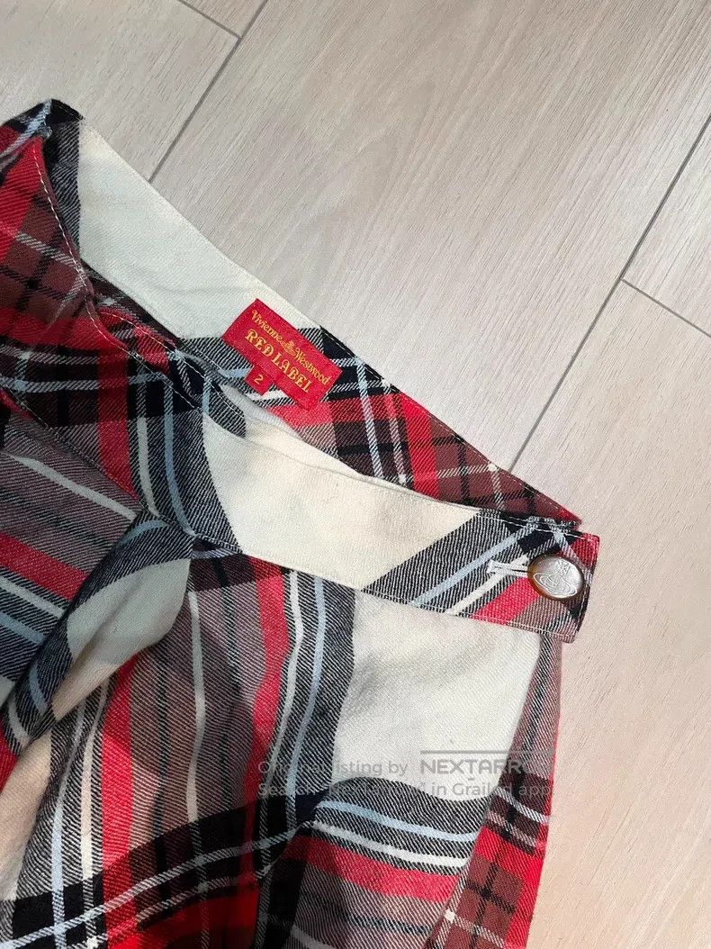Vivienne Westwood Vivienne Westwood Scotch Plaid Irregular Woolen Skirt Size 28" / US 6 / IT 42 - 4 Thumbnail