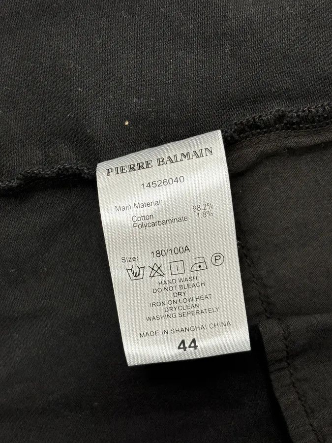 Balmain Pierre Balmain Black Double-Breasted Officer Napoleon Jacket Size US S / EU 44-46 / 1 - 12 Thumbnail