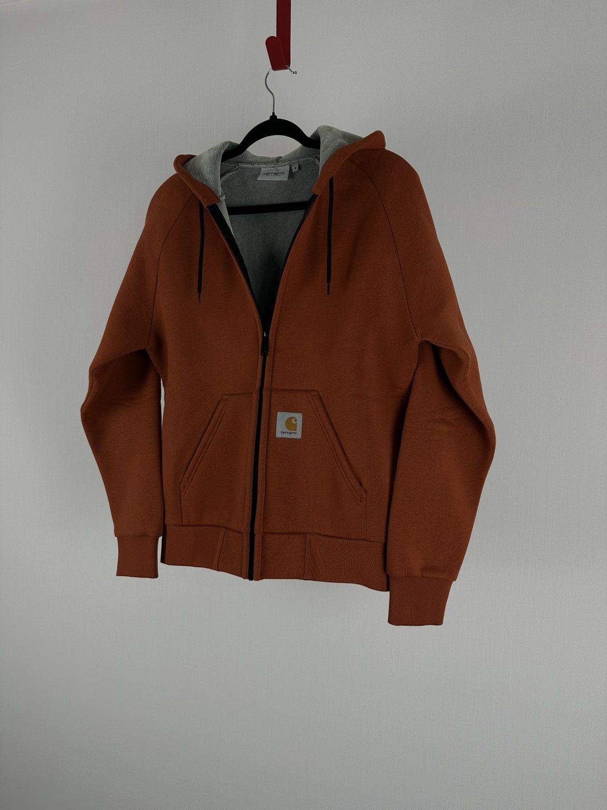 Carhartt Carhartt Zip-Up Hoodie Orange Full Zip Sweatshirt Size Small Size US S / EU 44-46 / 1 - 3 Thumbnail