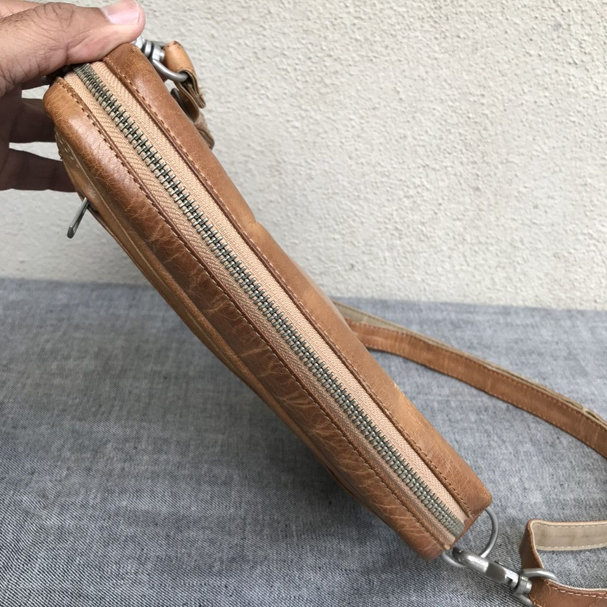 Porter Porter Leather Square Shoulder Bag Size ONE SIZE - 10 Thumbnail