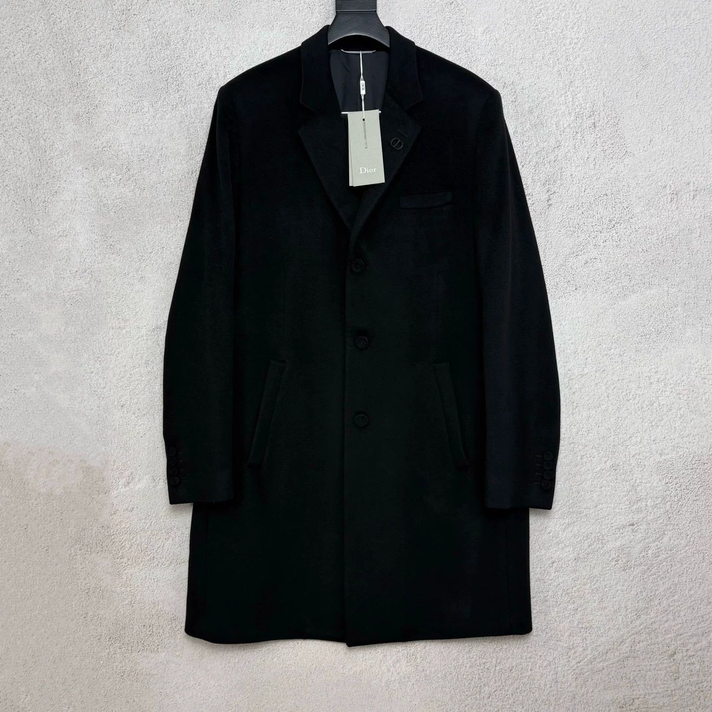 Dior Dior 100% Cashmere CD Logo Overcoat Size 50 Size US M / EU 48-50 / 2 - 1 Thumbnail