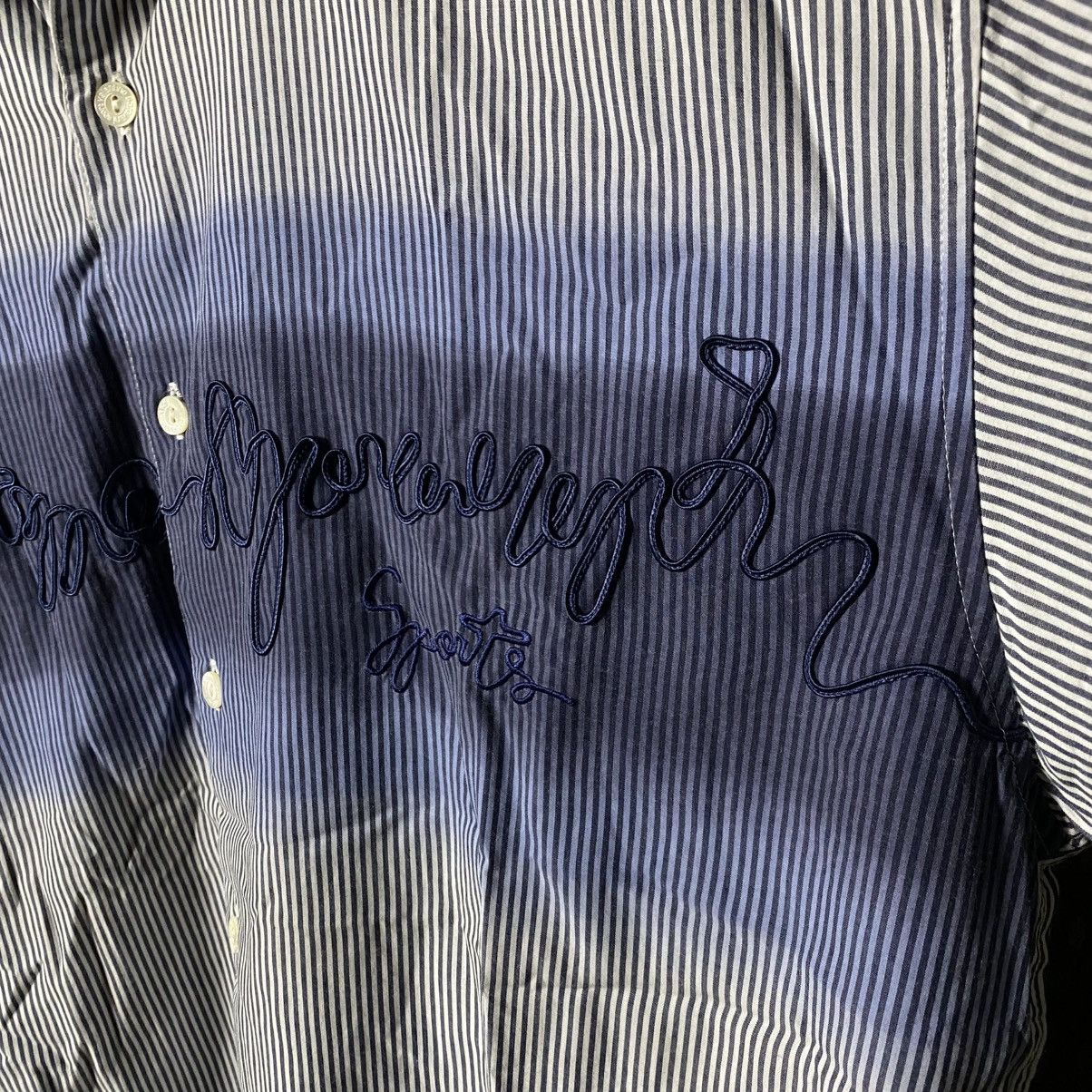Valentino vintage valentino garavani tape logo gradation striped shirt Size US L / EU 52-54 / 3 - 7 Thumbnail