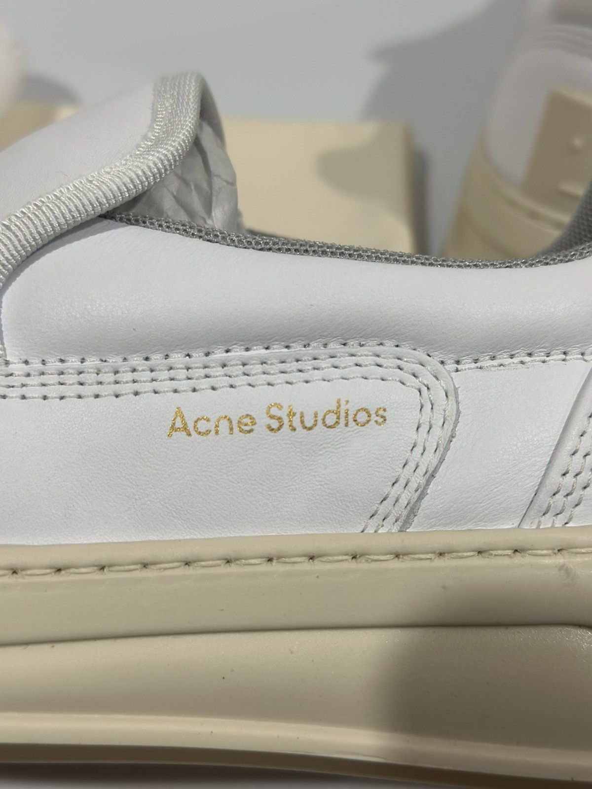 Acne Studios Acne Studios Bennie Face Slip On Sneakers Size US 8.5 / IT 38.5 - 12 Thumbnail