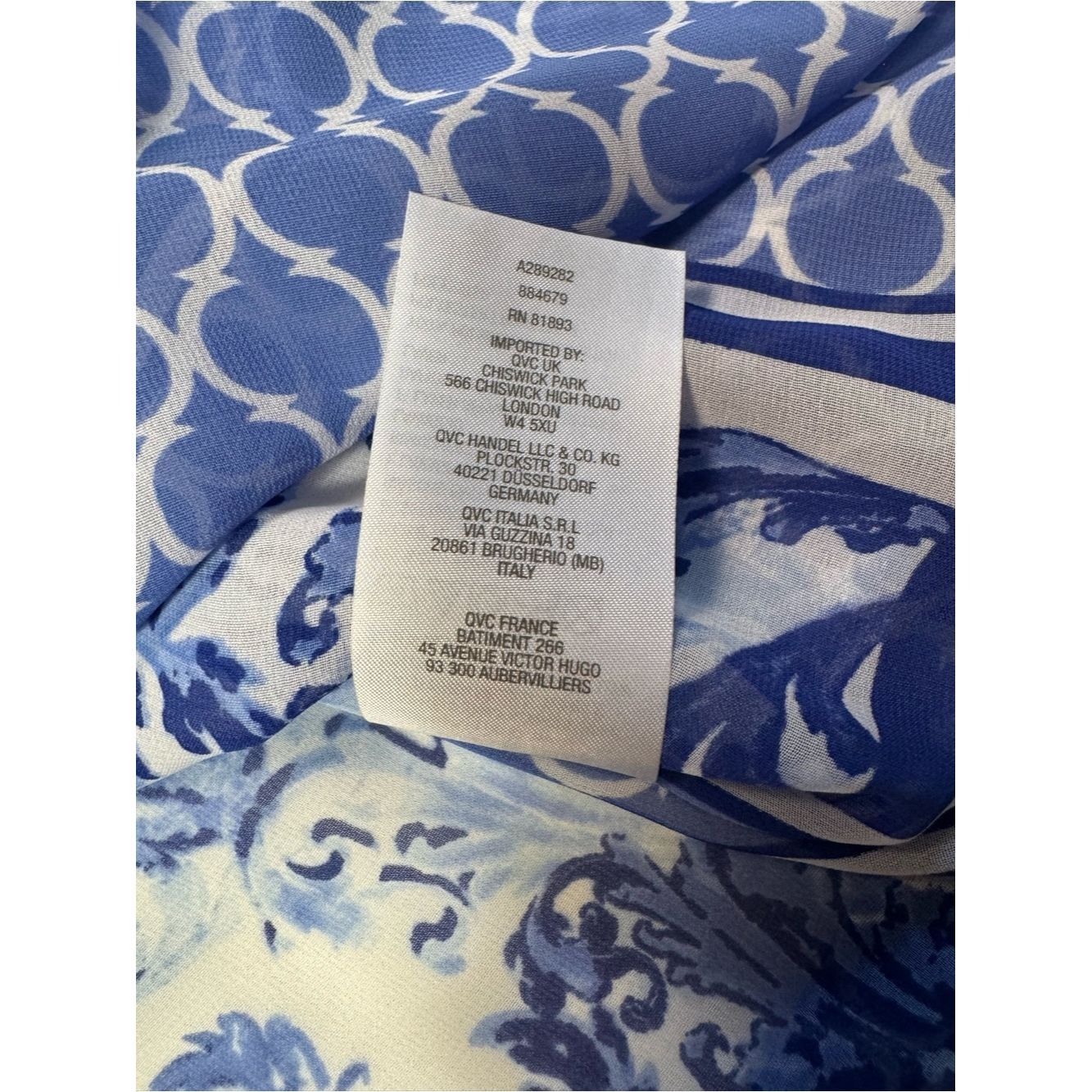 Other Susan Graver Sheer Chiffon Cold Shoulder Scarf Top and Tank Size XL / US 12-14 / IT 48-50 - 8 Thumbnail
