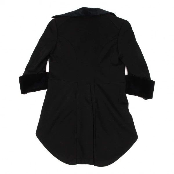 Comme des Garcons Comme des Garcons Velvet splicing large lapel dovetail coa Size S / US 4 / IT 40 - 6 Thumbnail
