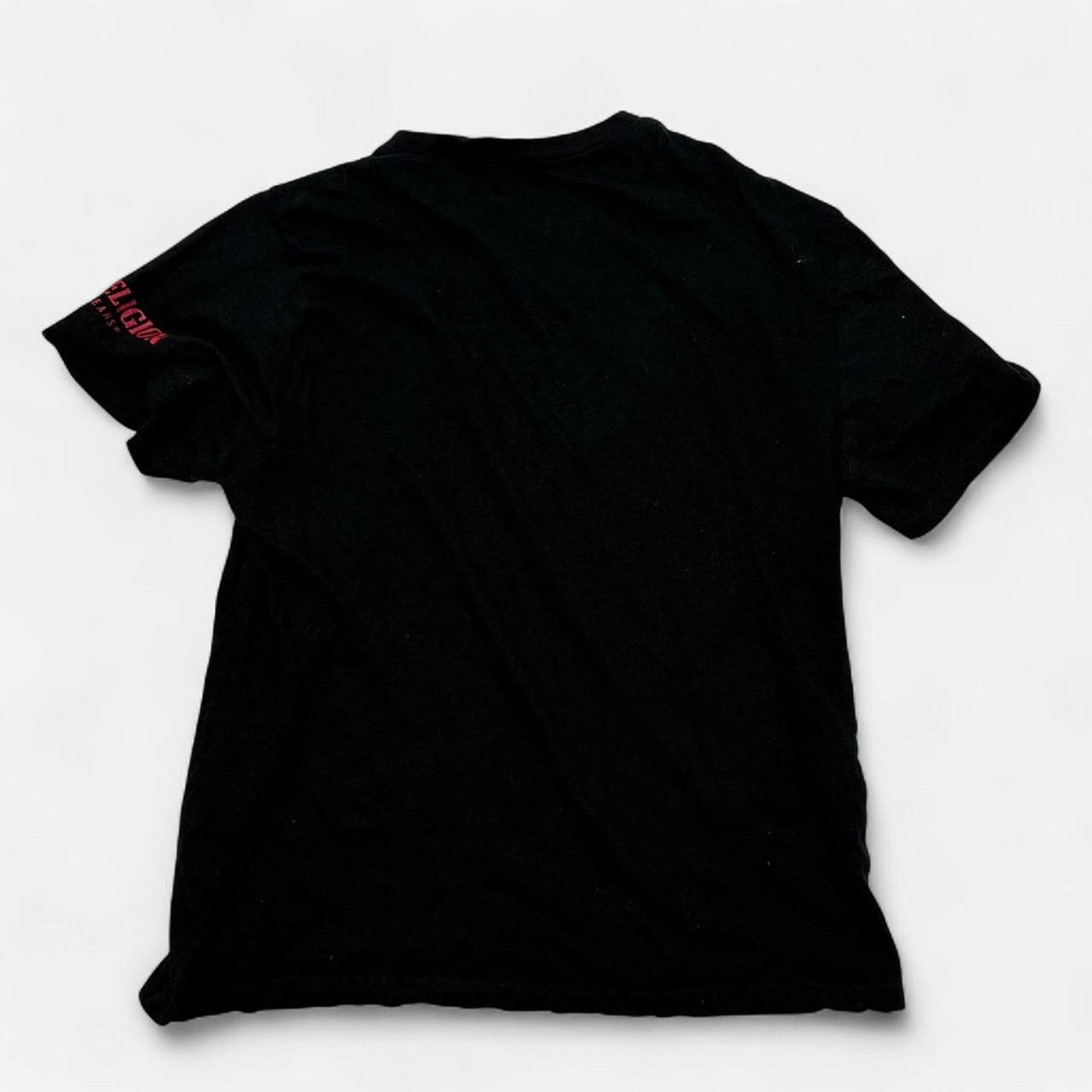 True Religion True Religion Black Tee Men XL Red Logo Sleeve Cotton Casual Size US XL / EU 56 / 4 - 2 Thumbnail