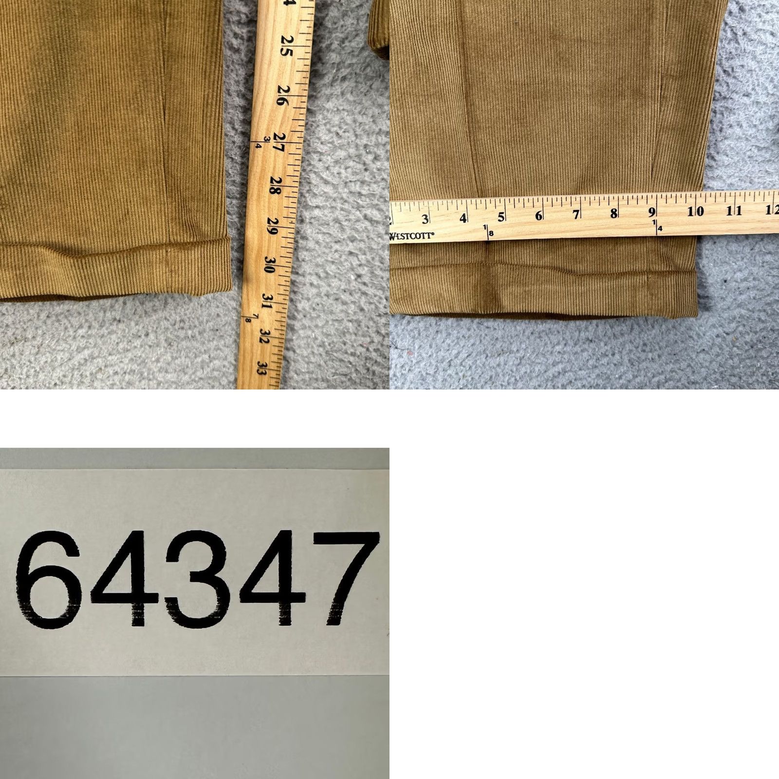 Lands' End Lands' End Corduroy Pants Mens 42 Brown Cotton Pleated Straight Leg Pocket NEW Size US 42 / EU 58 - 8 Thumbnail