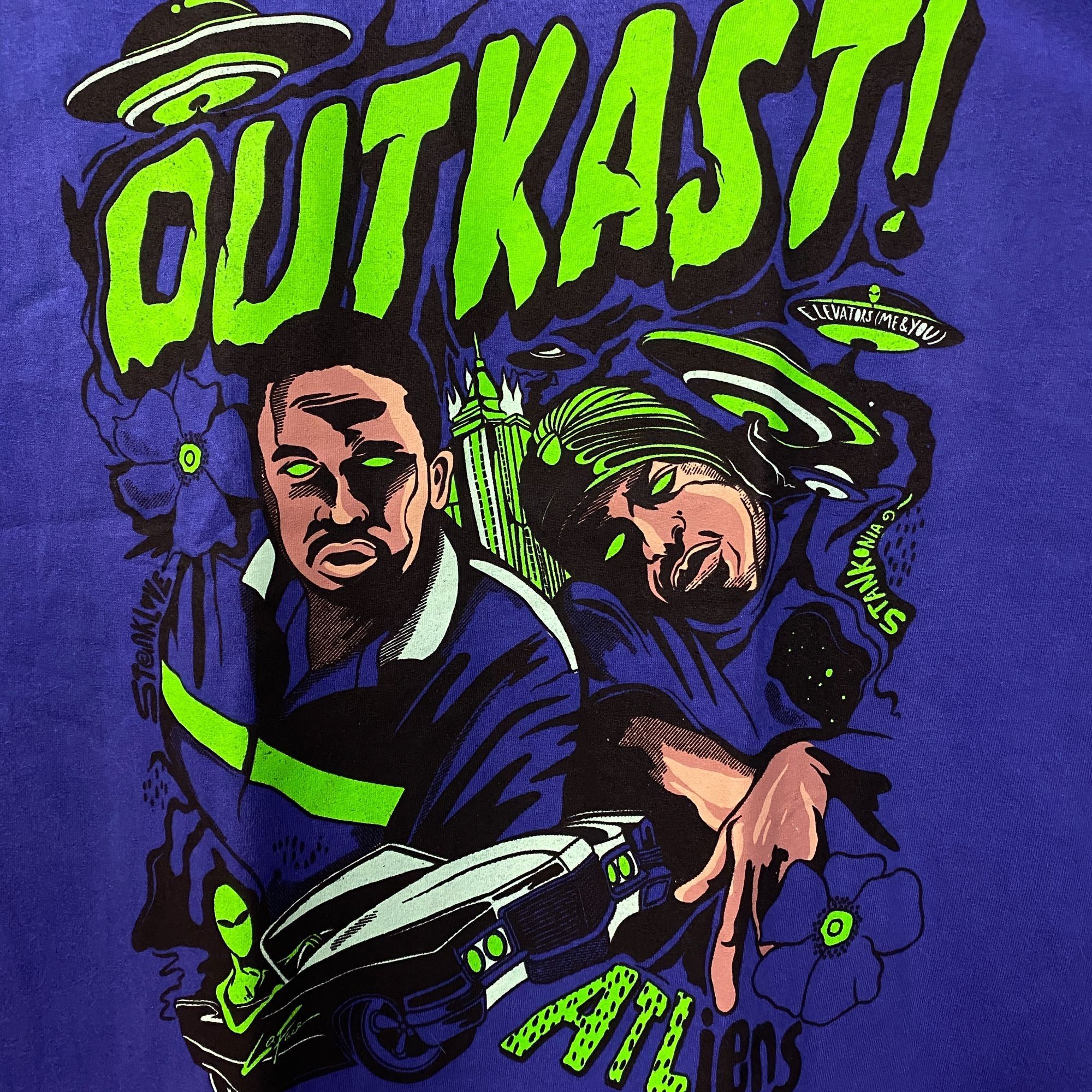 Outkast OutKast ATLiens Invasion André 3000 and Big Boi Hip-Hop Duo Size US XL / EU 56 / 4 - 2 Thumbnail
