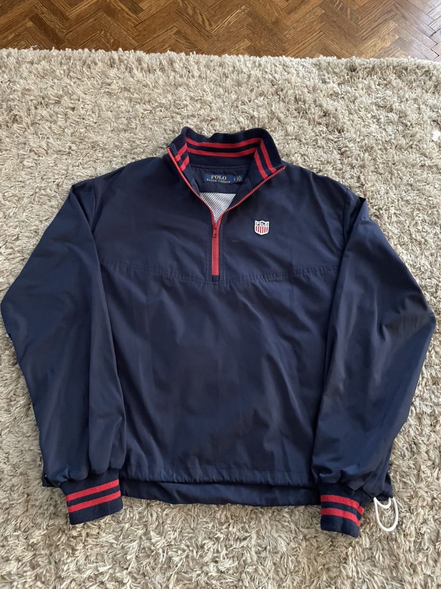 Polo Ralph Lauren Navy Polo Ralph Lauren Rowing 1/4 Zip Size US S / EU 44-46 / 1 - 1 Thumbnail