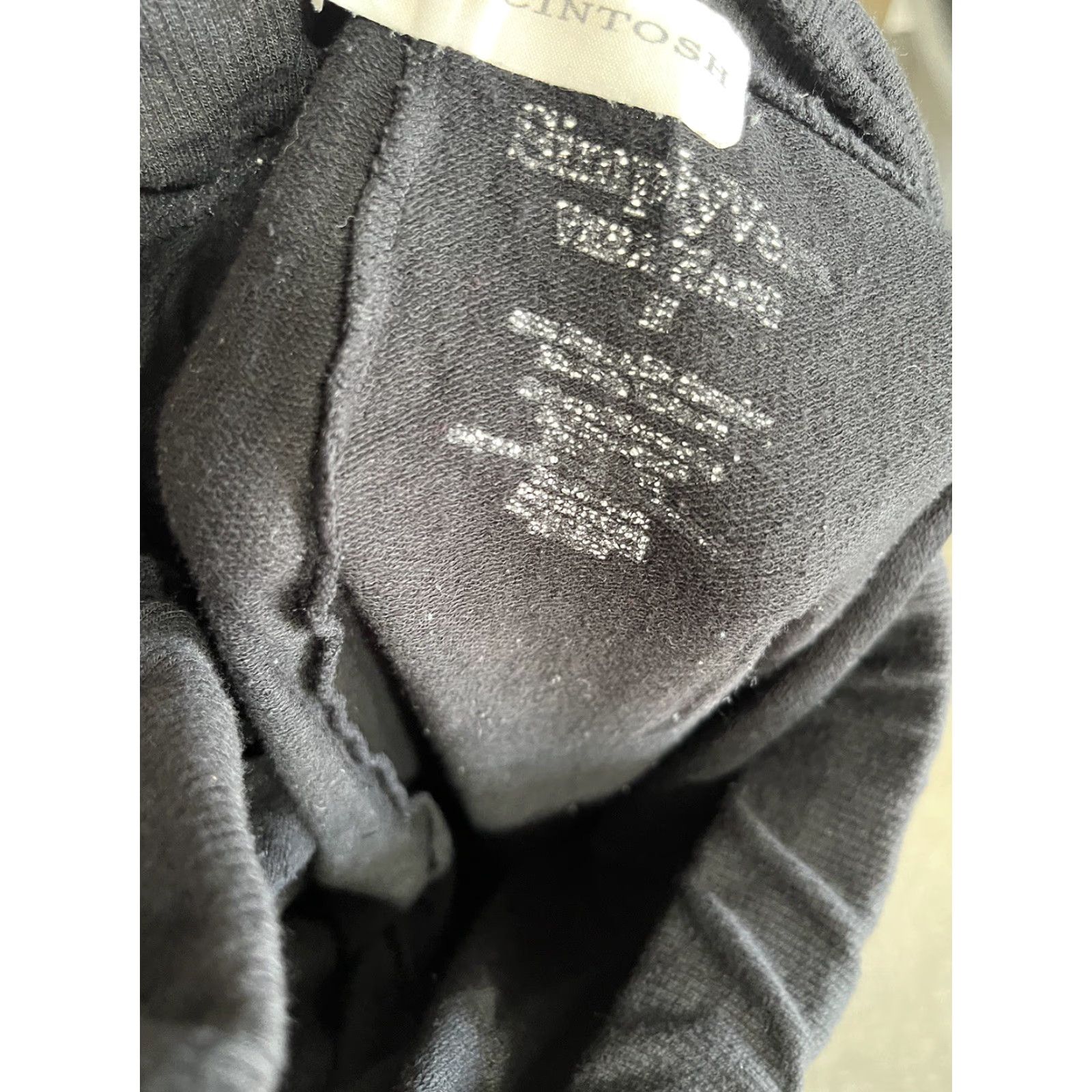 Vintage Simply Vera Wang Leggings Women's Size Medium Black Womens Size 32" / US 10 / IT 46 - 5 Thumbnail