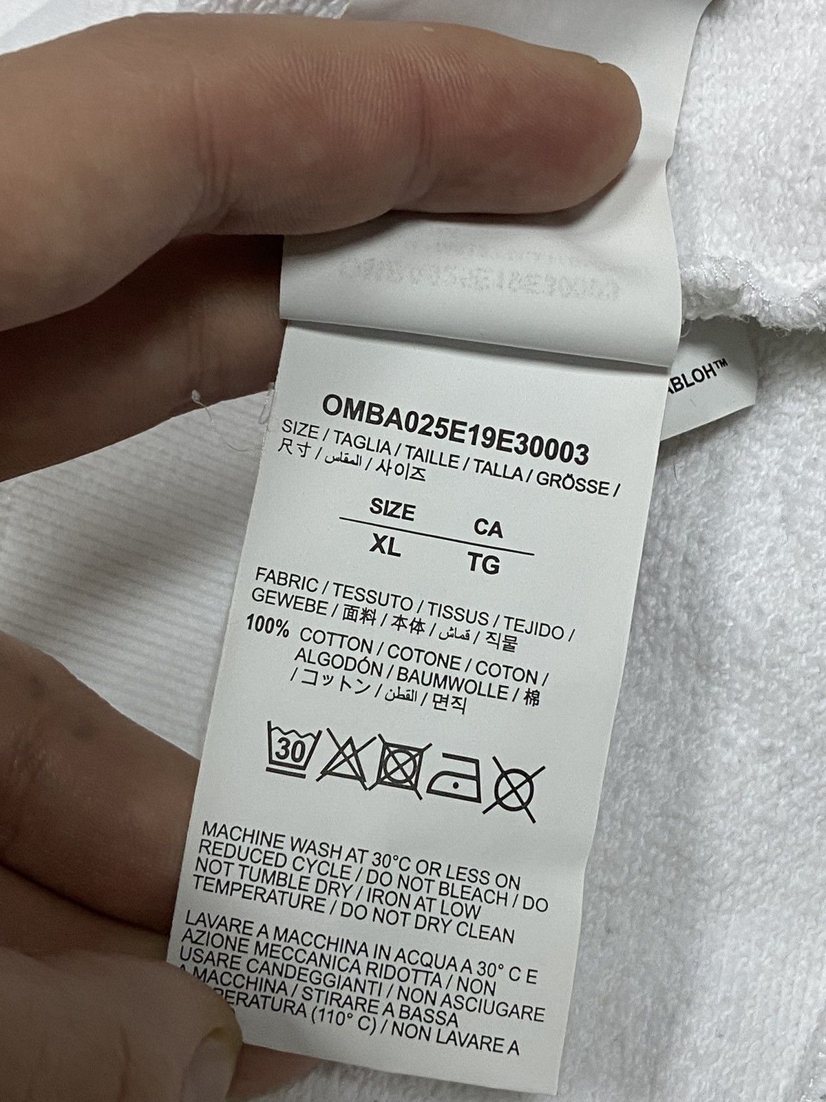 Off-White Off-White unfinished diagonal arrows sweatshirt Size US XL / EU 56 / 4 - 8 Thumbnail